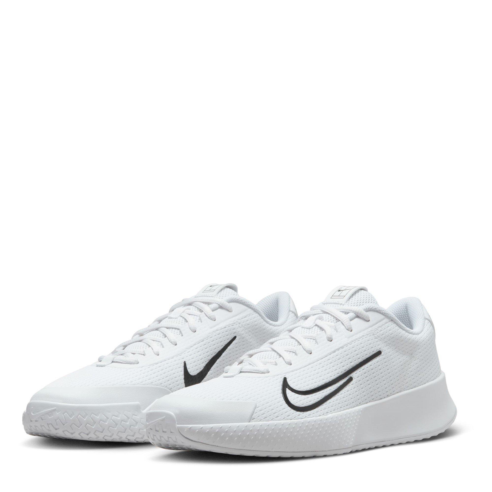 White/Black - Nike - NikeCourt Vapor Lite 2 Men's Hard Court Tennis Shoes - 4