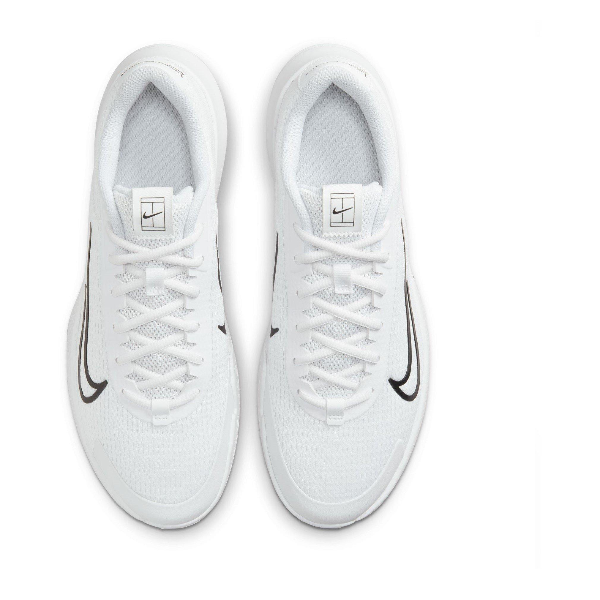 White/Black - Nike - NikeCourt Vapor Lite 2 Men's Hard Court Tennis Shoes - 6