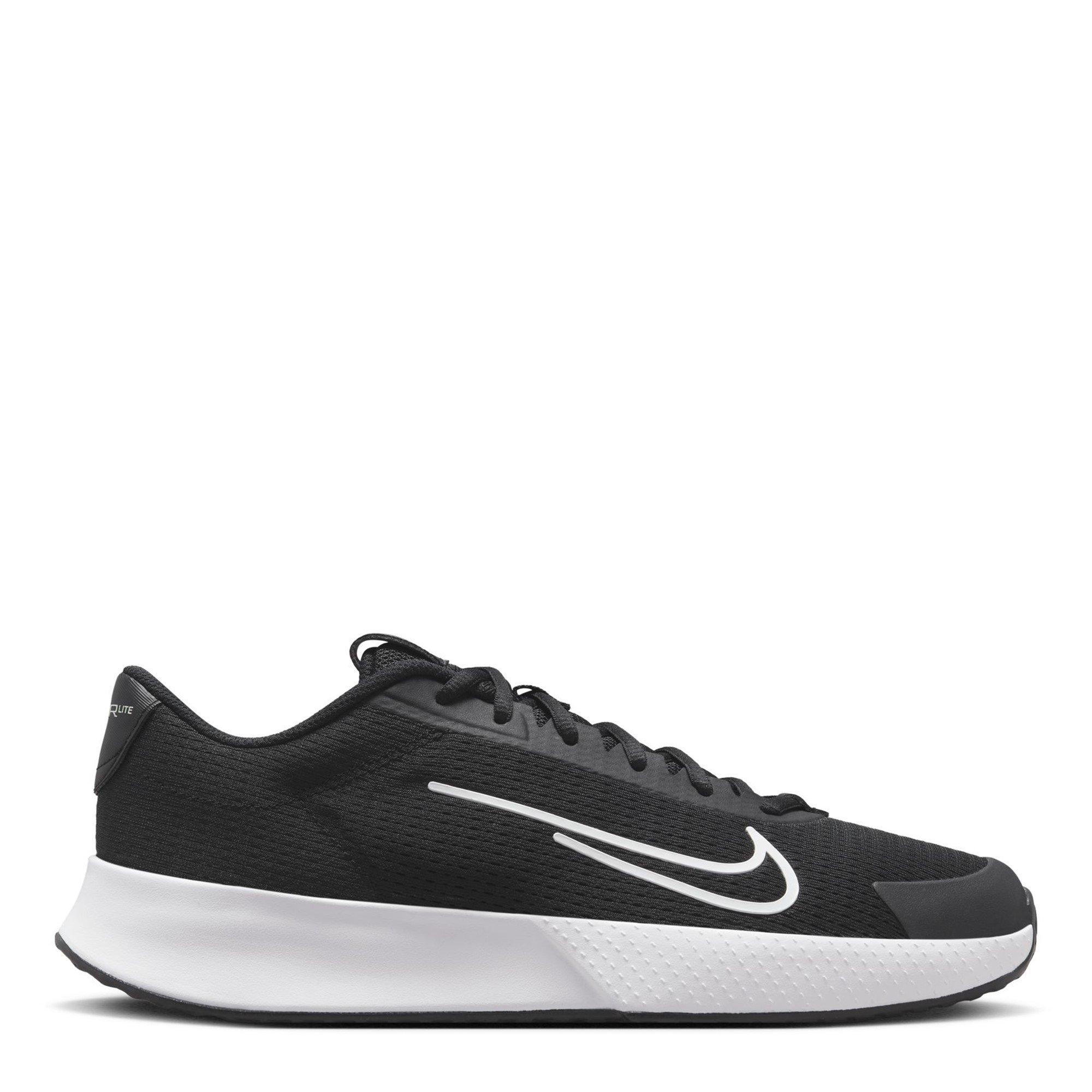 Negro/Blanco - Nike - NikeCourt Vapor Lite 2 Men's Hard Court Tennis Shoes - 1