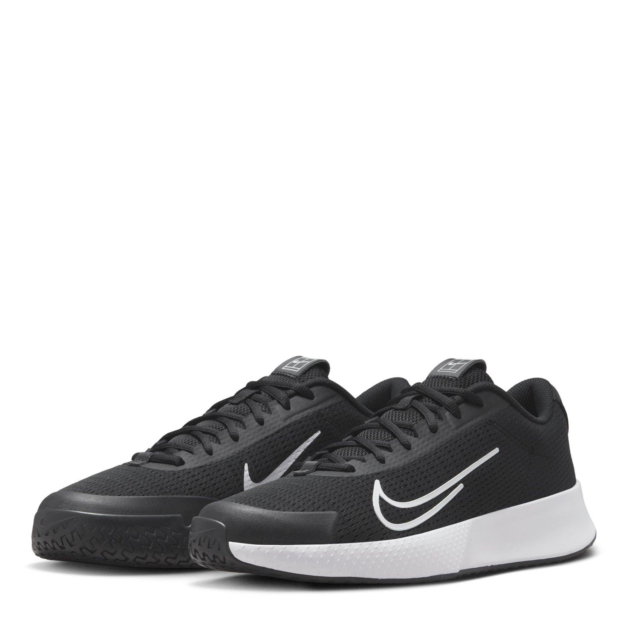 Negro/Blanco - Nike - NikeCourt Vapor Lite 2 Men's Hard Court Tennis Shoes - 4