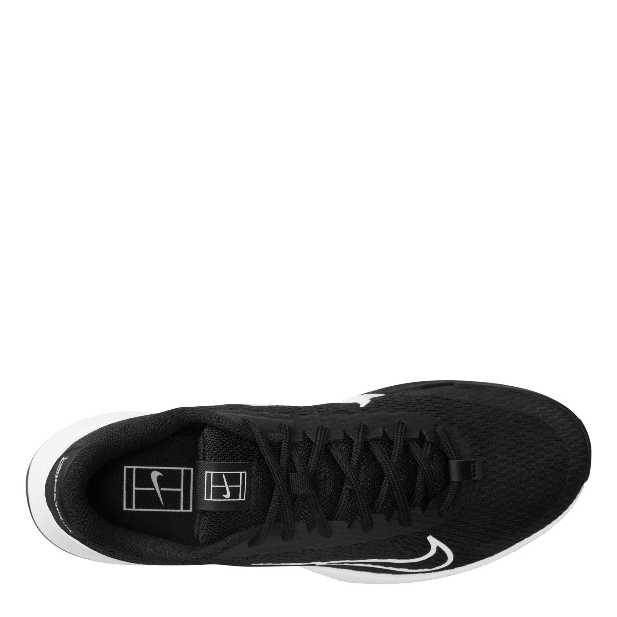Negro/Blanco - Nike - NikeCourt Vapor Lite 2 Men's Hard Court Tennis Shoes - 9
