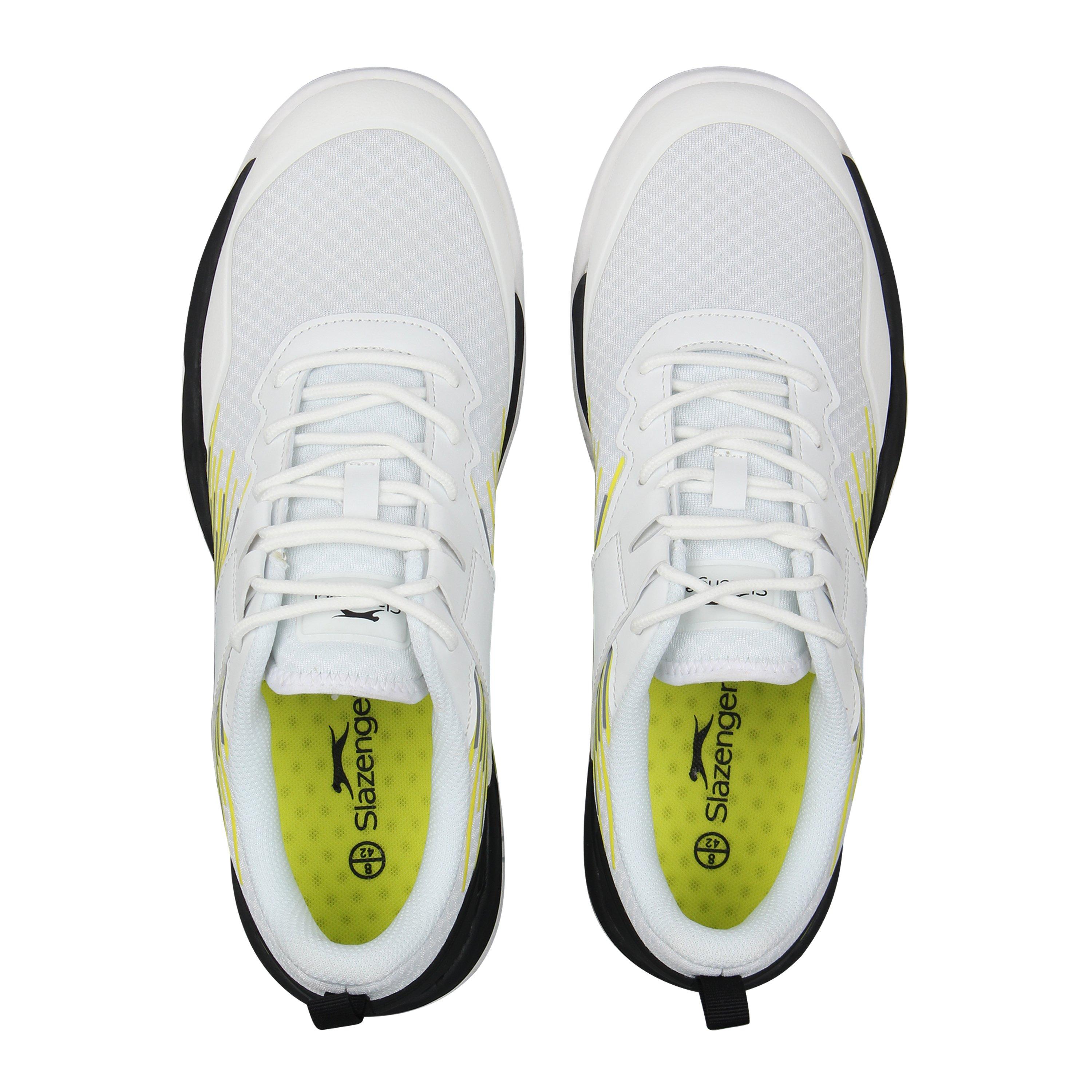Wht/Blk/FL - Slazenger - Baseline Tennis Shoes Mens - 5
