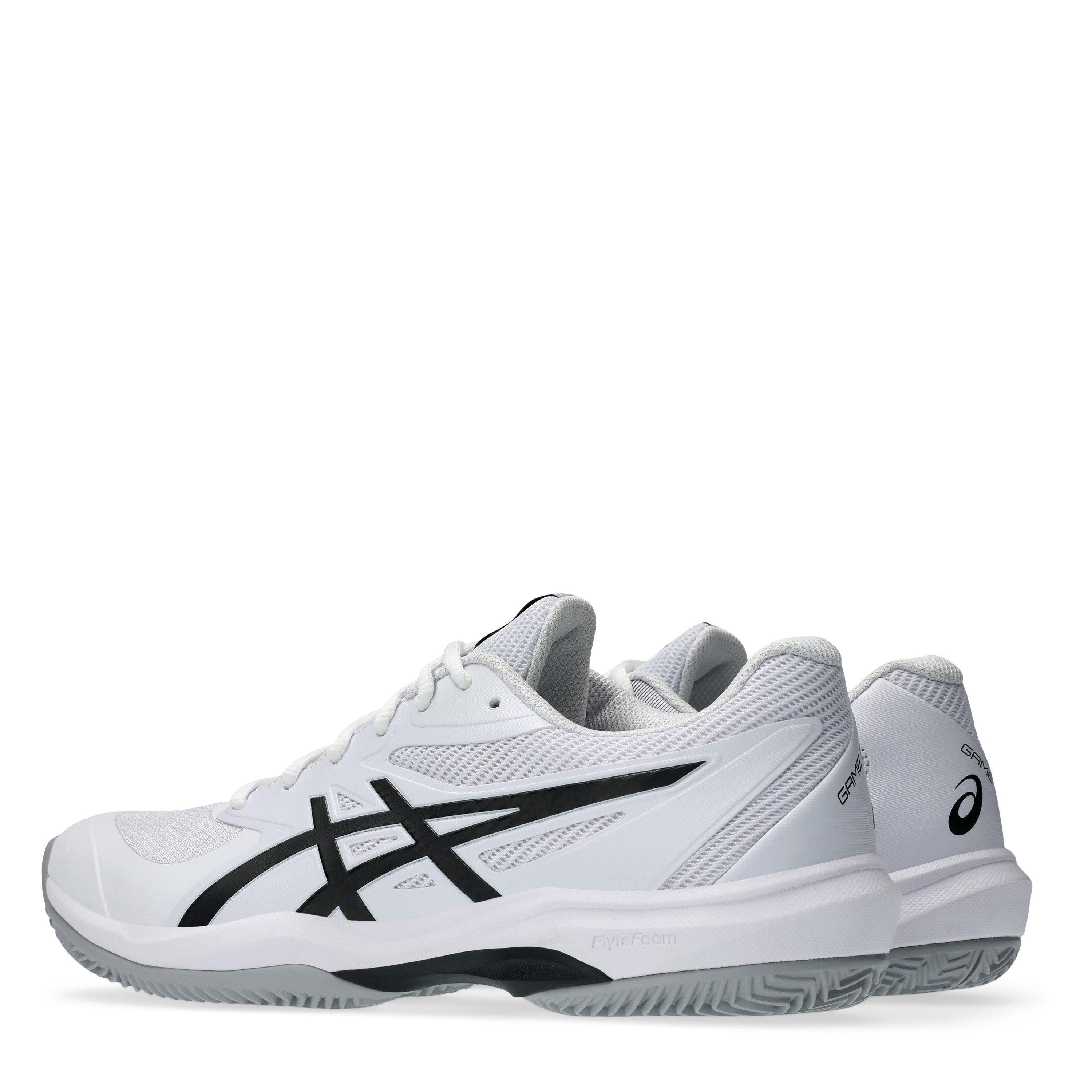 Wit/Zwart - Asics - Game Ff Clay/Oc Tennis Shoes Mens - 5