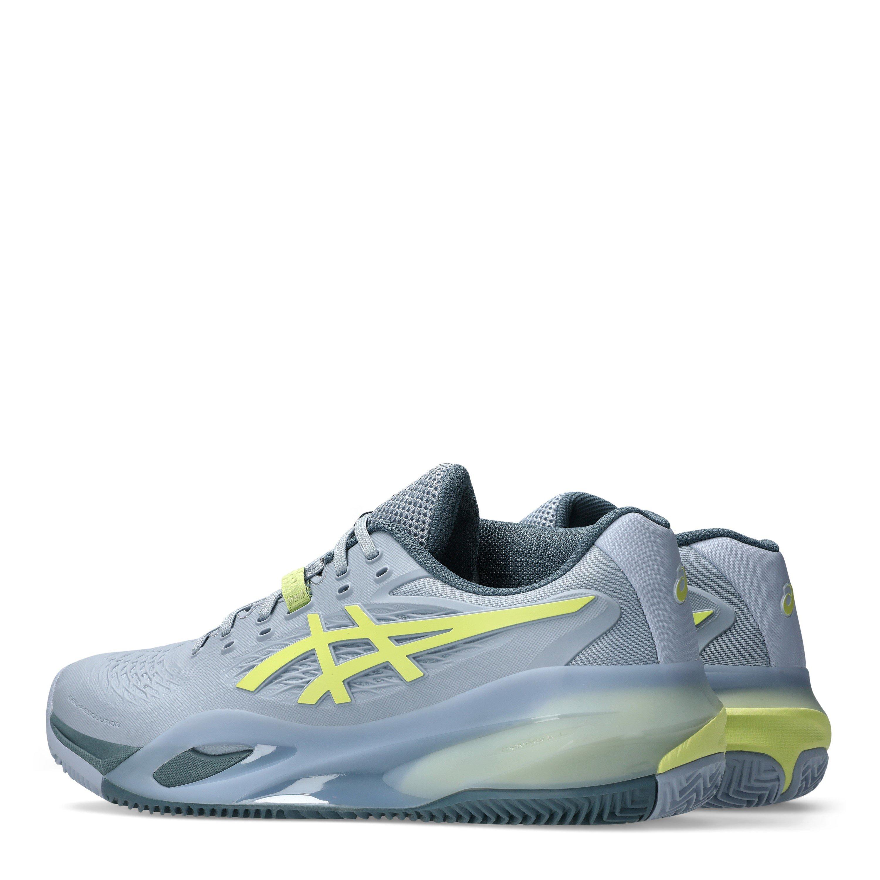Grey Blue/Pi - Asics - Gel-Resolution X Clay Tennis Shoes Mens - 5