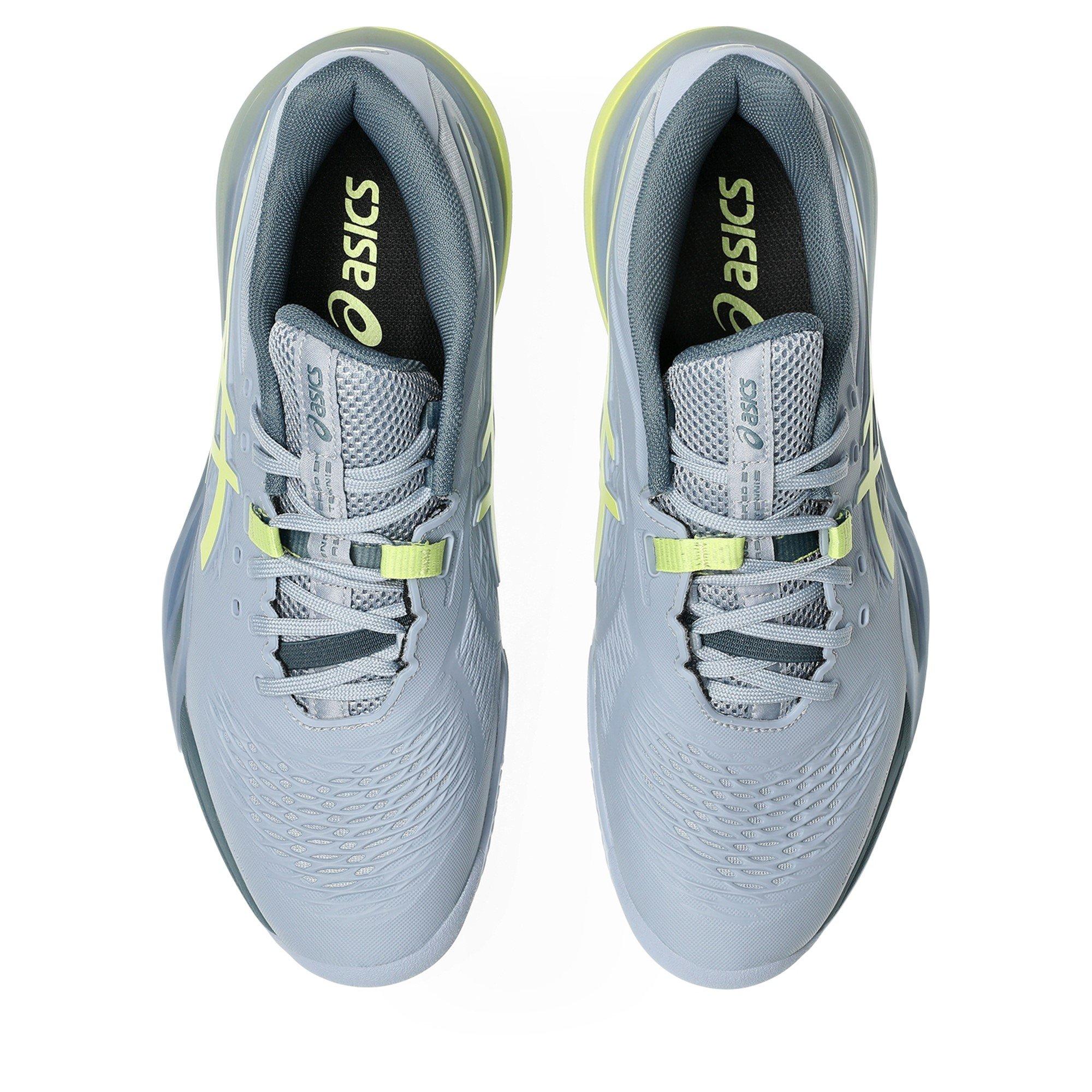 Grey Blue/Pi - Asics - Gel-Resolution X Clay Tennis Shoes Mens - 6