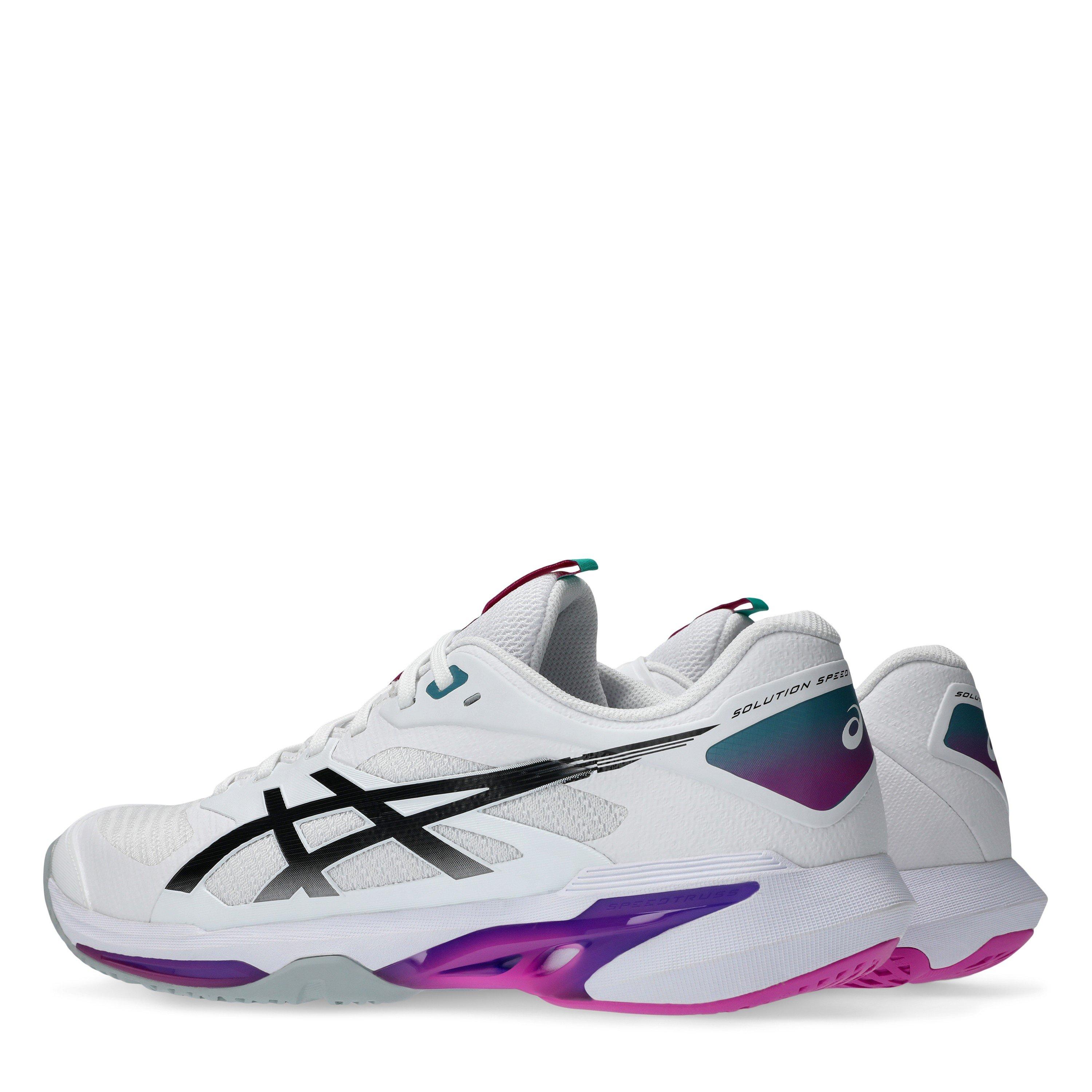 White/Dig - Asics - Solution Speed Ff 4 Tennis Shoes Mens - 5