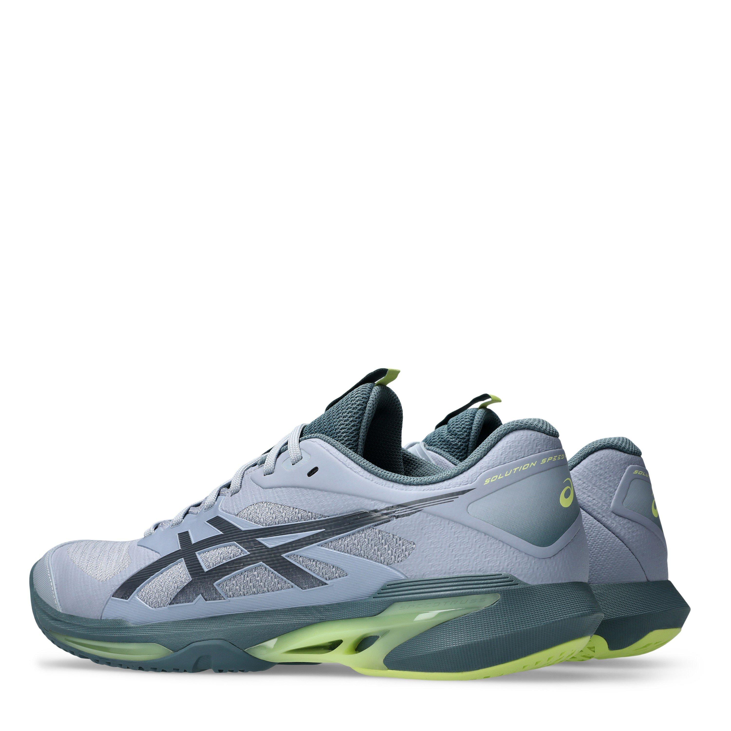 Blu Grigio/Iron - Asics - Solution Speed Ff 4 Tennis Shoes Mens - 5