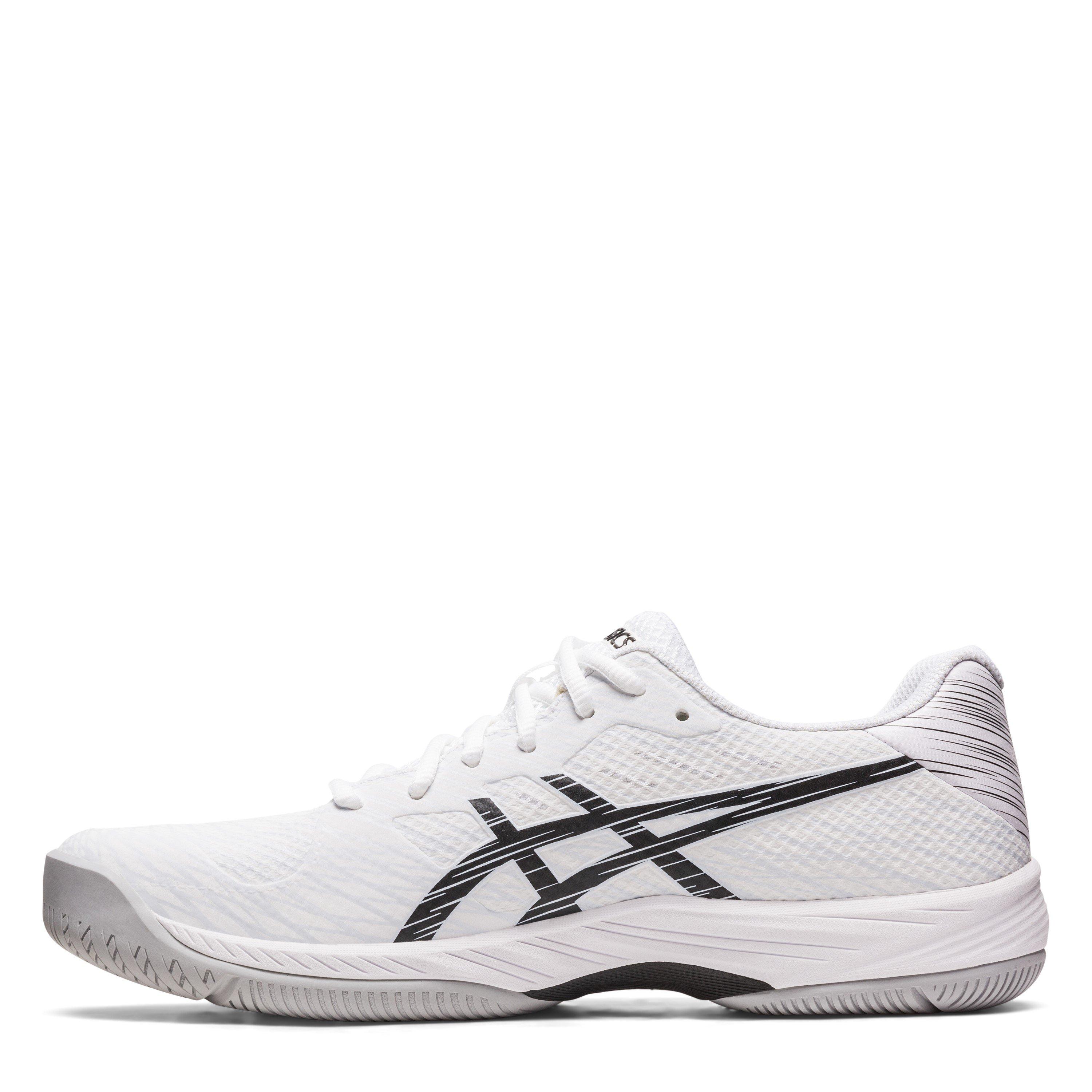 Hvid/Sort - Asics - Gel Game 9 Men's Tennis Shoes - 2