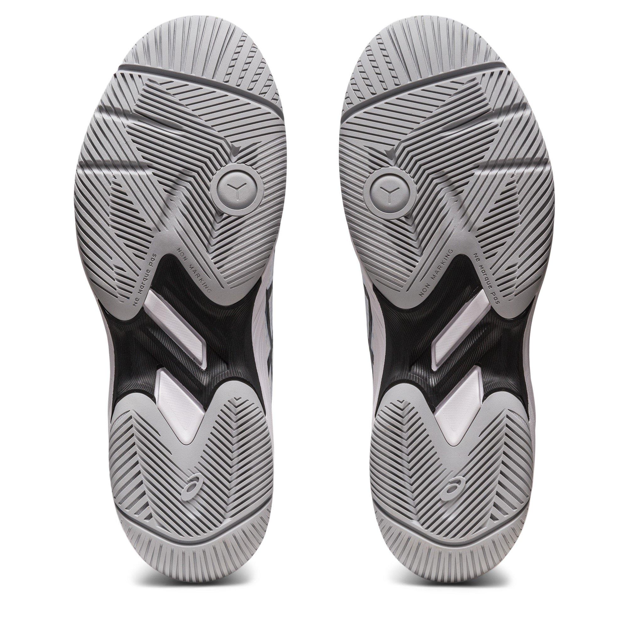 Hvid/Sort - Asics - Gel Game 9 Men's Tennis Shoes - 3