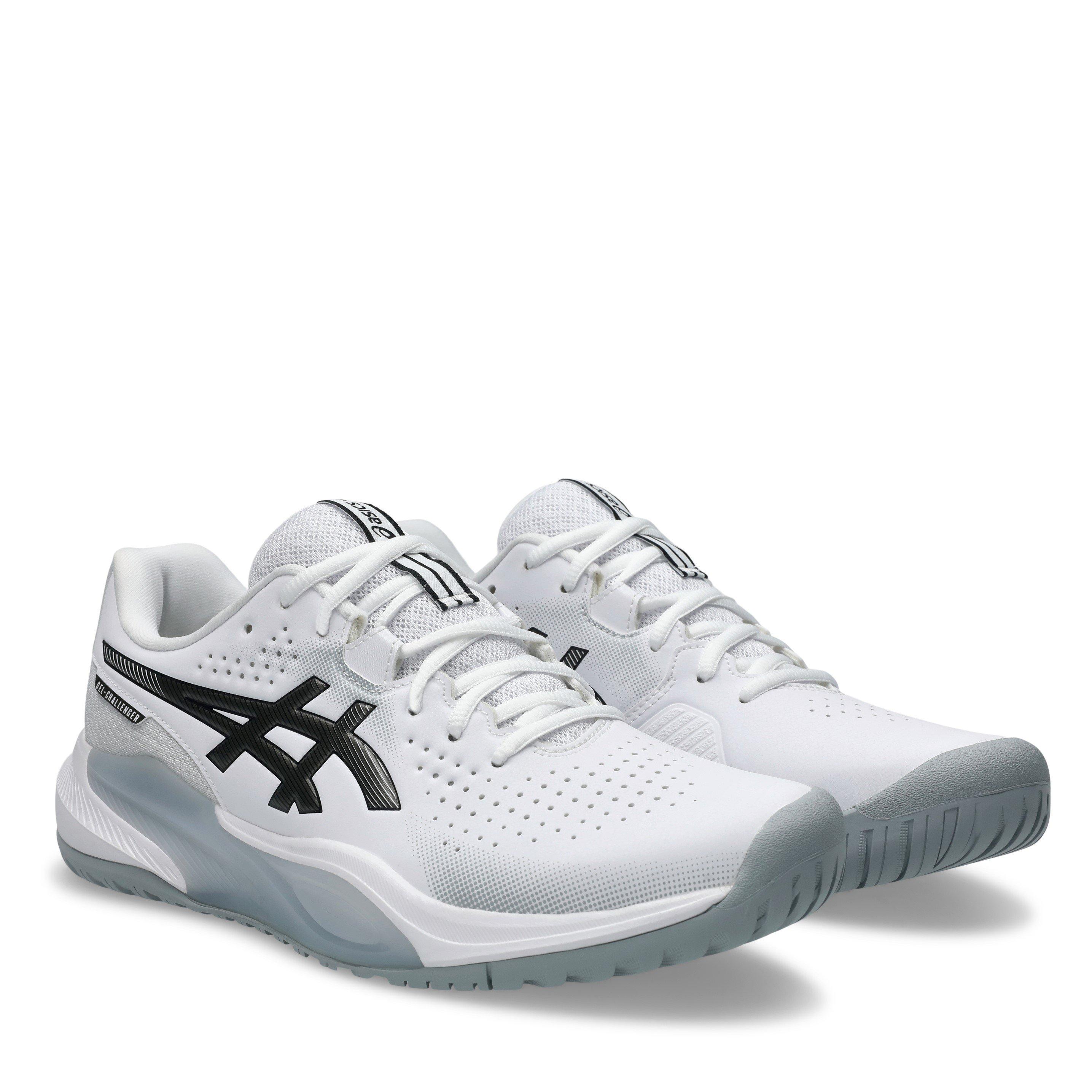White/Gun - Asics - Asics Gel-Challenger 15 Tennis Shoes Mens - 4
