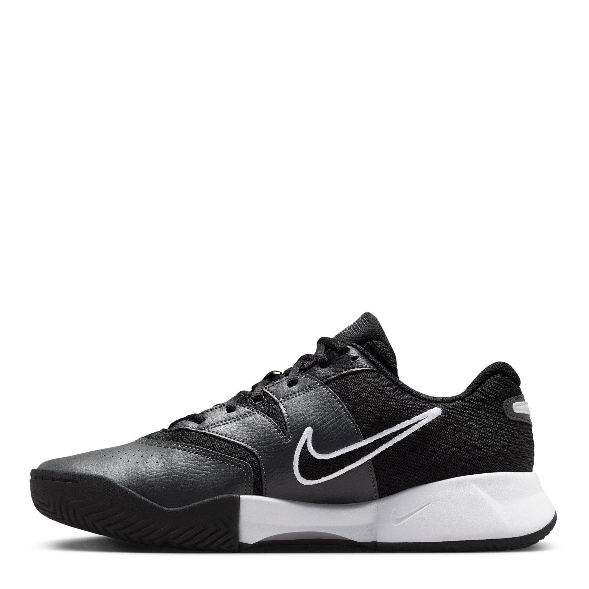 Blk/Wht-Anthra - Nike - Nike Court Lite 4 Mens Tennis Shoes - 2
