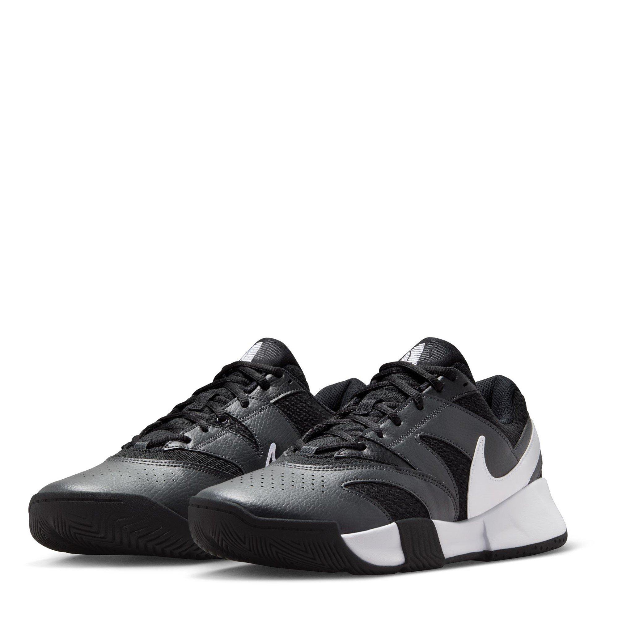 Blk/Wht-Anthra - Nike - Nike Court Lite 4 Mens Tennis Shoes - 4