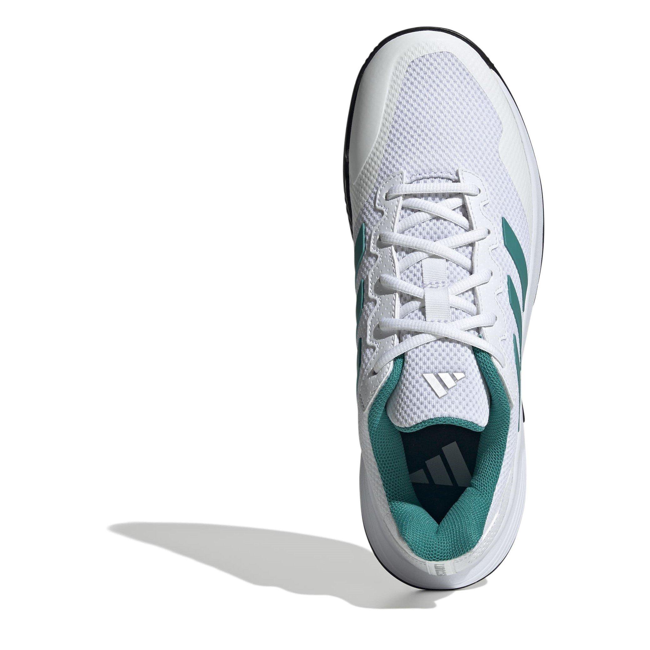 Wht Teal/Black - adidas - GameCourt 2.0 Mens Shoes - 5