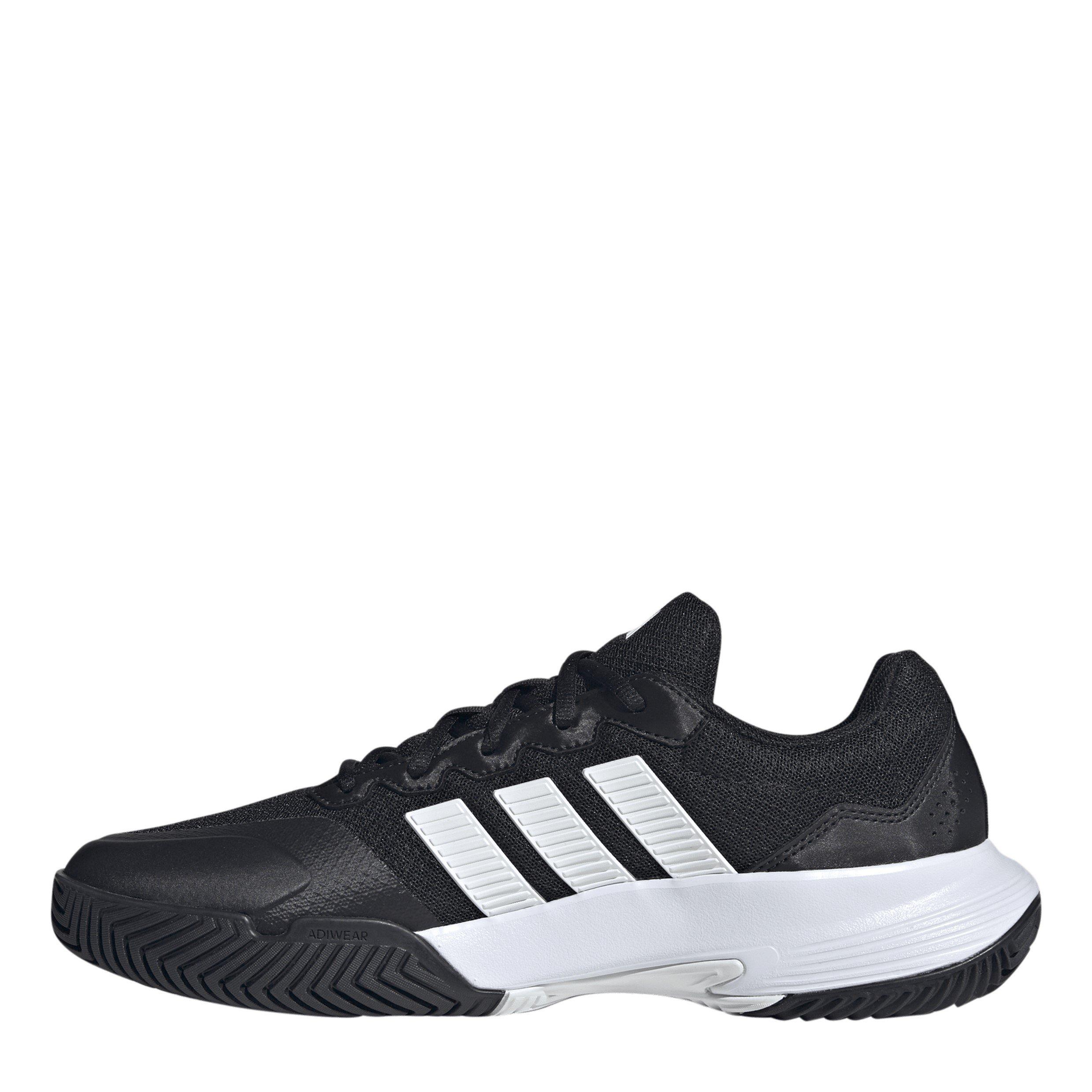 Blk/Wht/Silver - adidas - GameCourt 2.0 Mens Shoes - 2