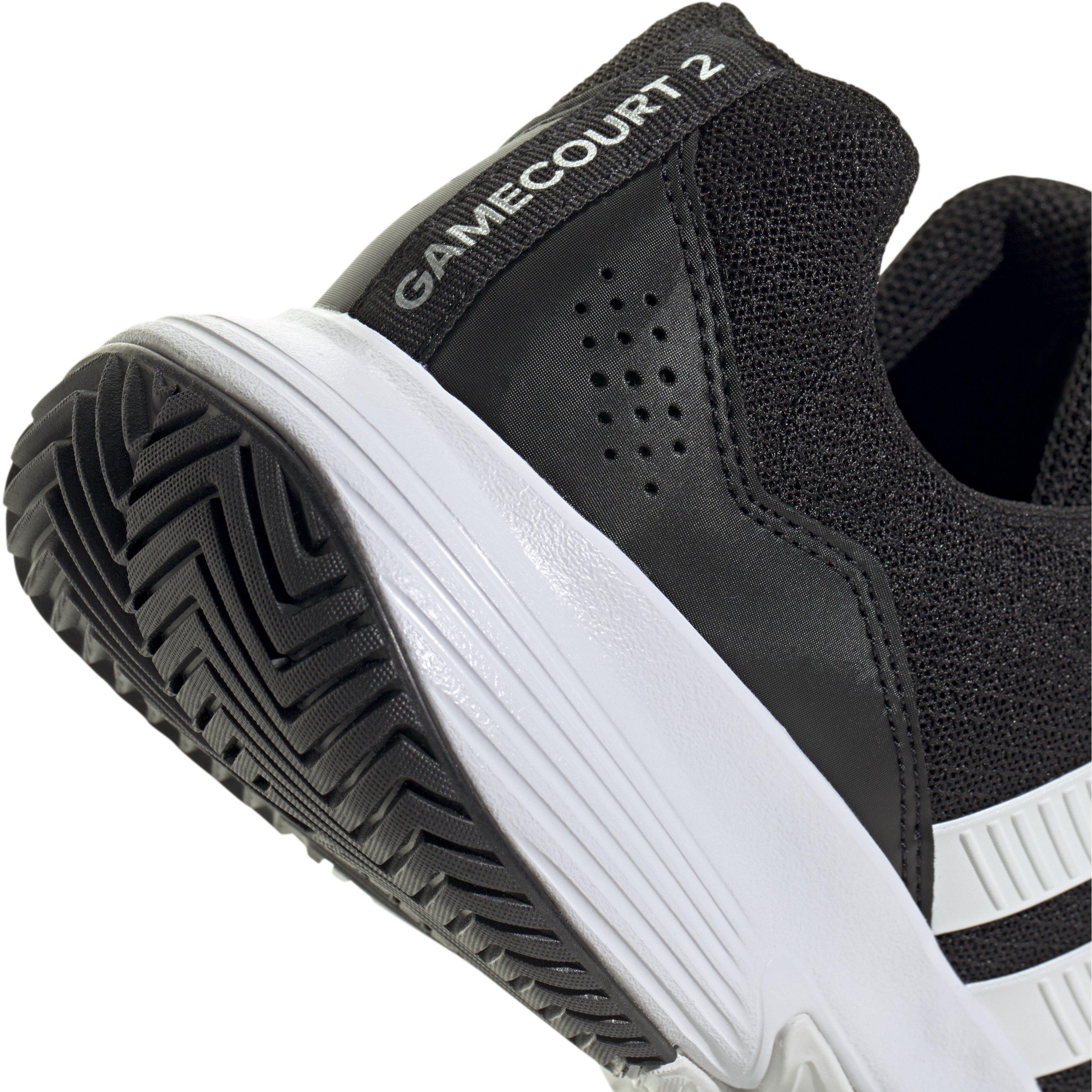 Blk/Wht/Silver - adidas - GameCourt 2.0 Mens Shoes - 7