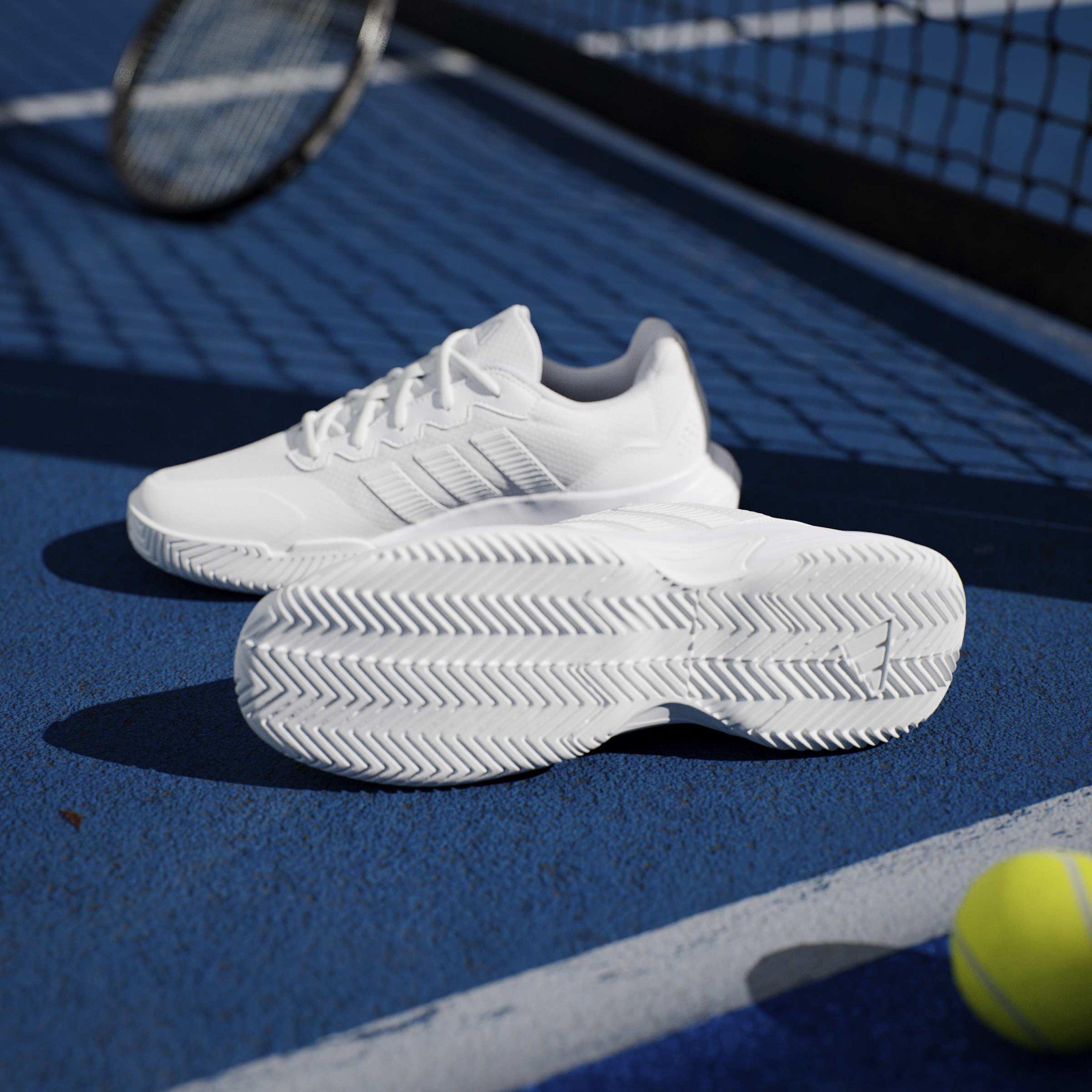 White/Wht/White - adidas - GameCourt 2.0 Mens Shoes - 11