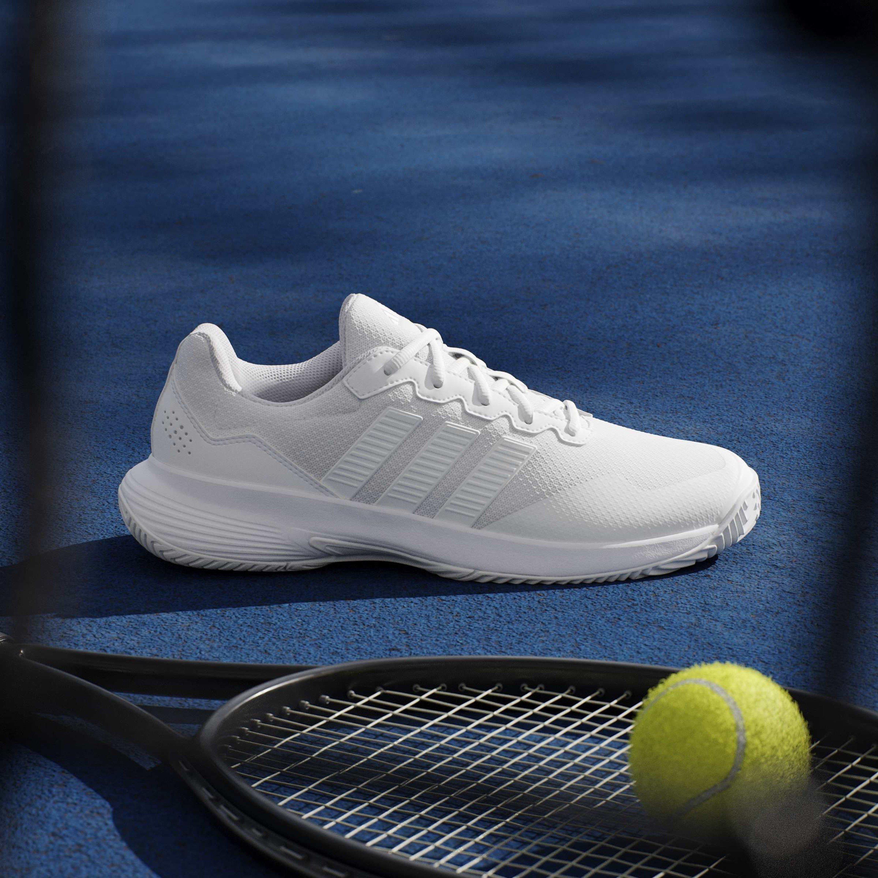 White/Wht/White - adidas - GameCourt 2.0 Mens Shoes - 10