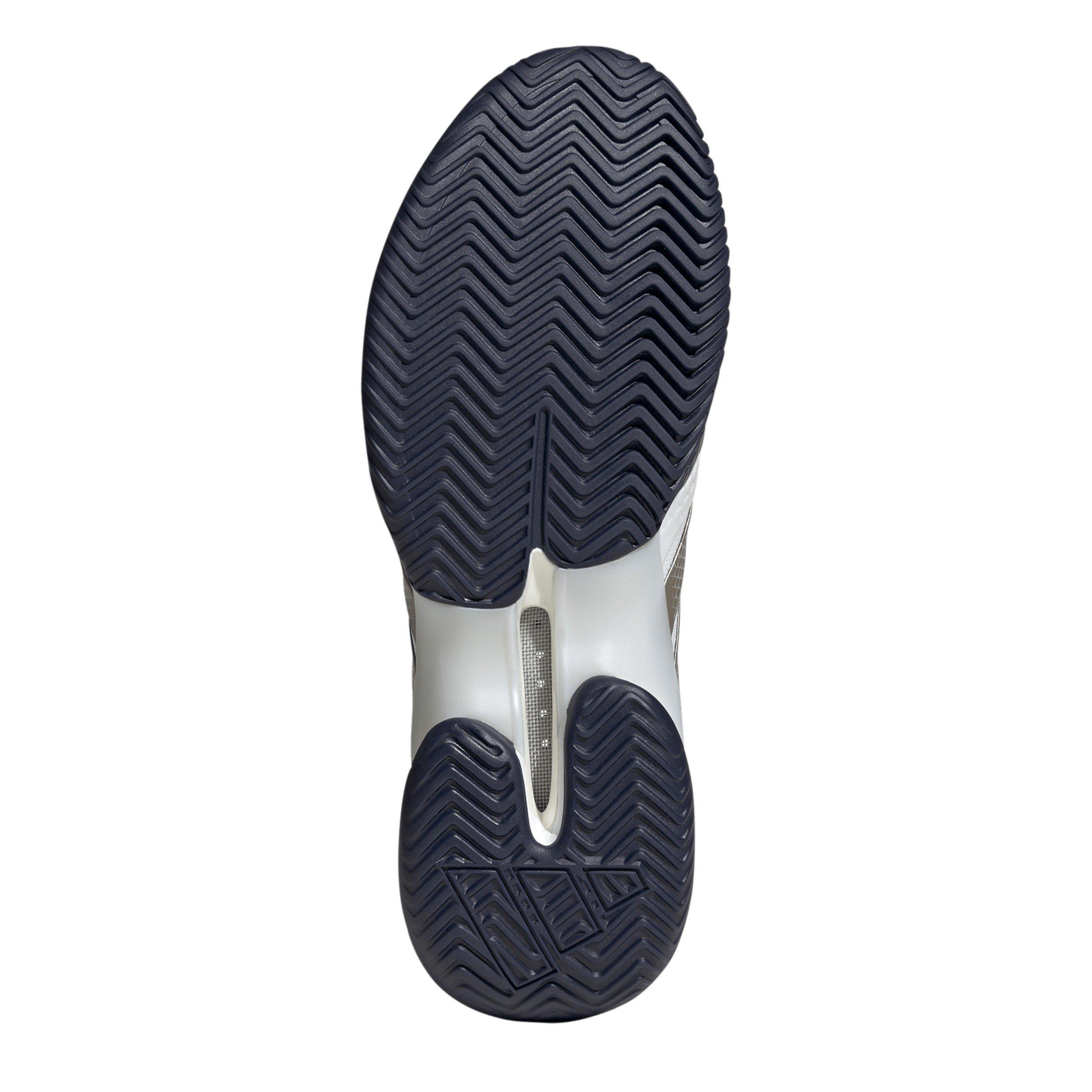 White/Met/Blue - adidas - Men's Tennis Shoes - 6