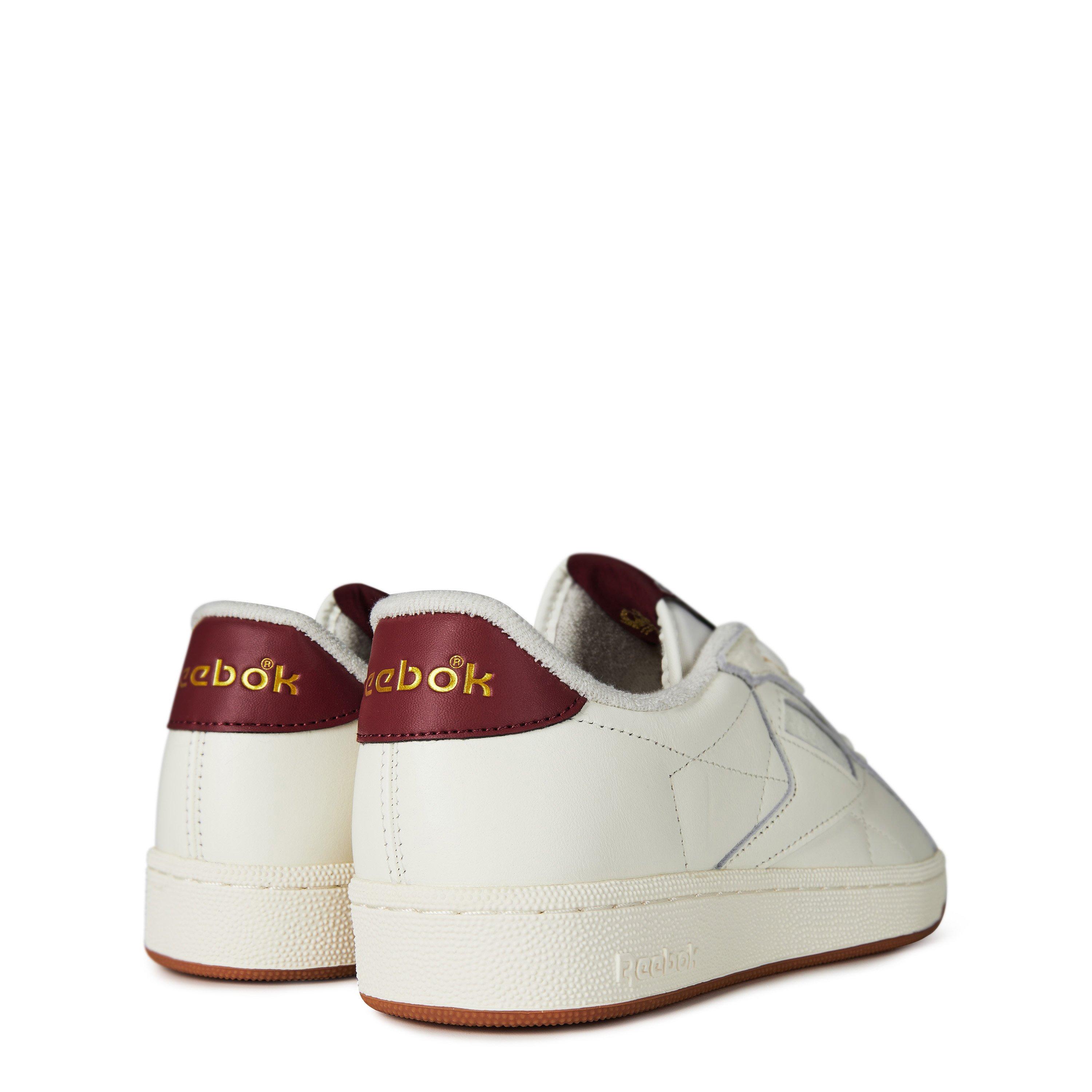 Chalk/Clabur/Rb - Reebok - Men's Club C Tennis Shoes - 4