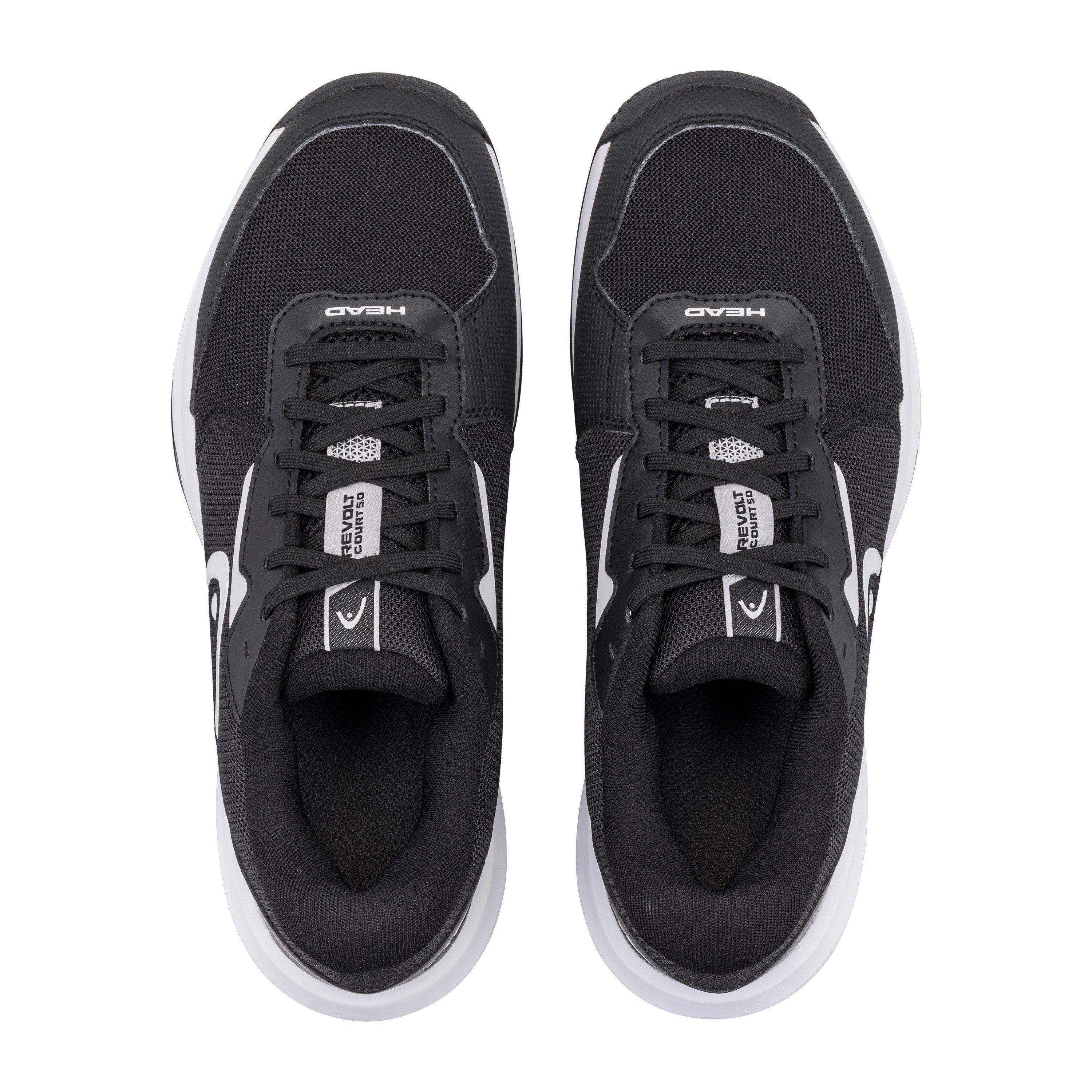 Black Teal - HEAD - HEAD Revolt Court 5.0 Mens Tennis / Padel Shoes - 4