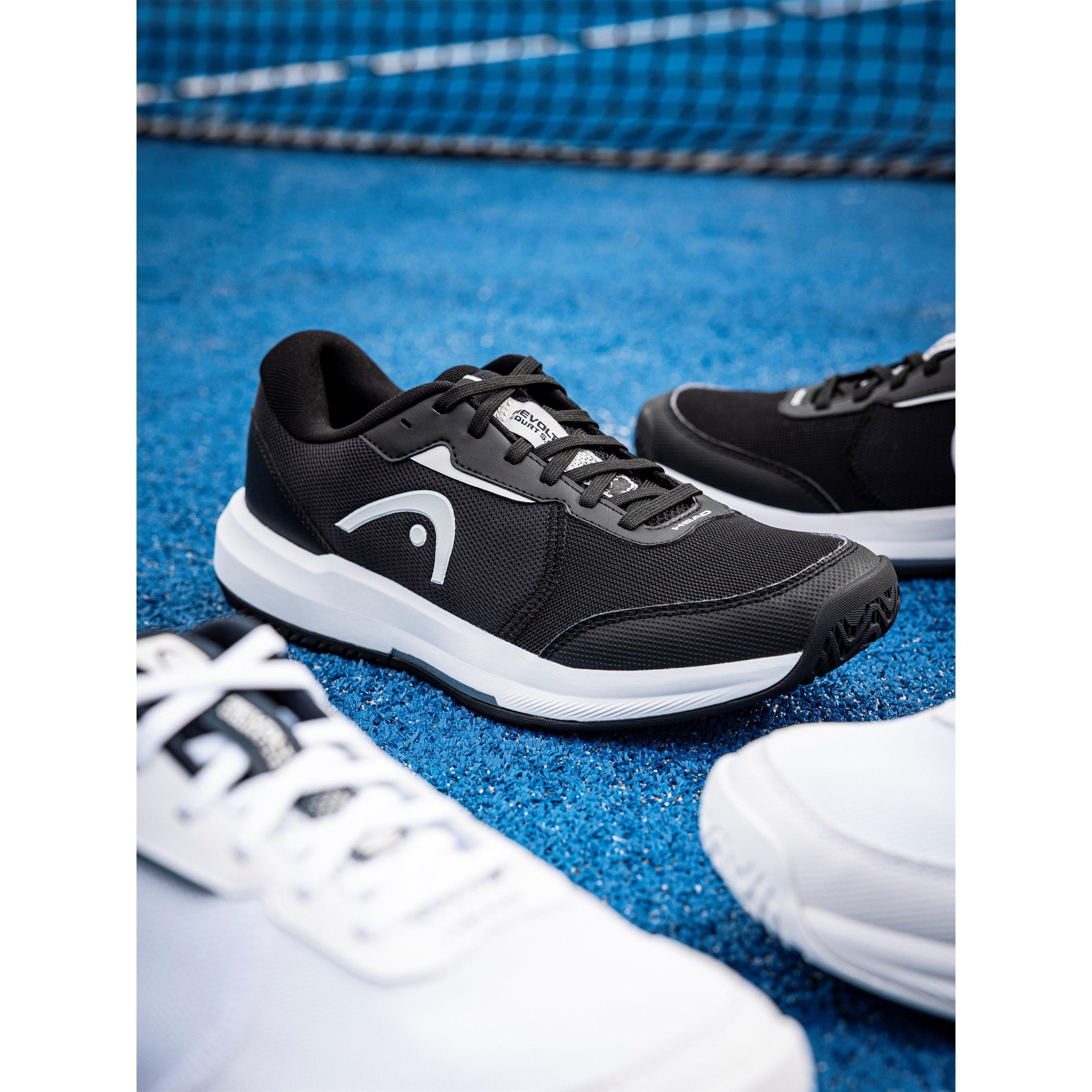 Black Teal - HEAD - HEAD Revolt Court 5.0 Mens Tennis / Padel Shoes - 5