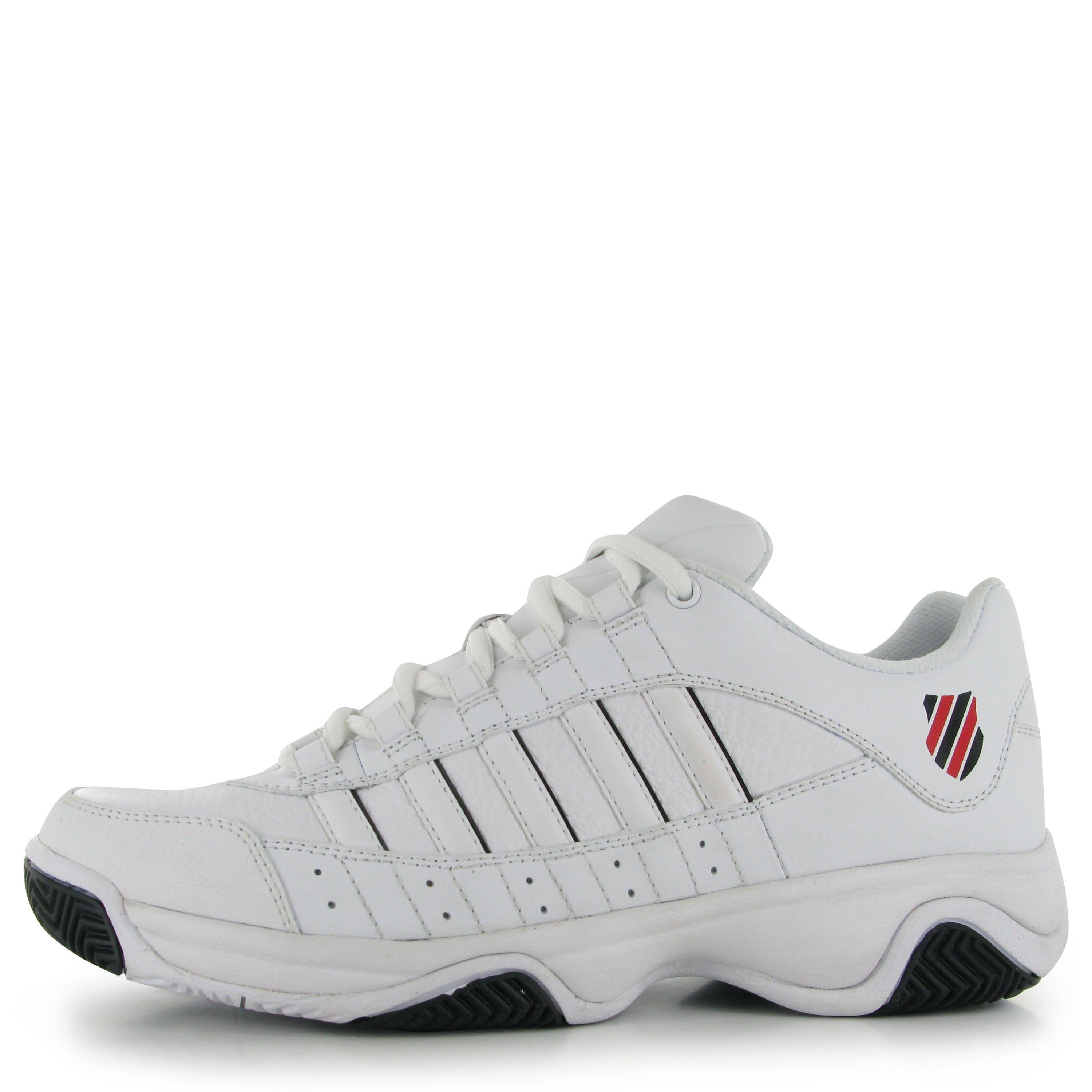 K Swiss K Court Blast Mens Tennis Shoes - White/Black/Red