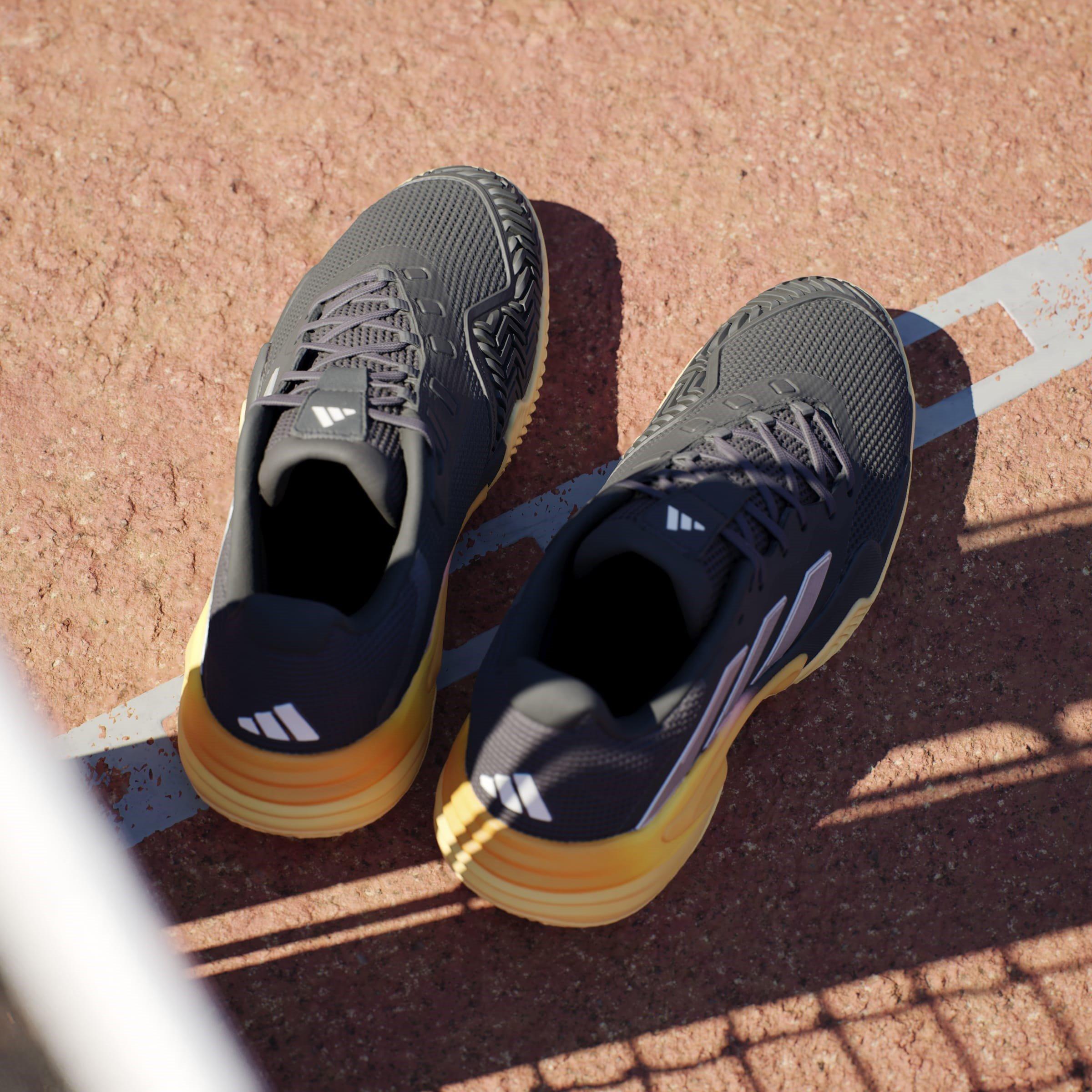 Blk/Metal/Spark - adidas - Barricade 13 Clay Tennis Shoes - 15