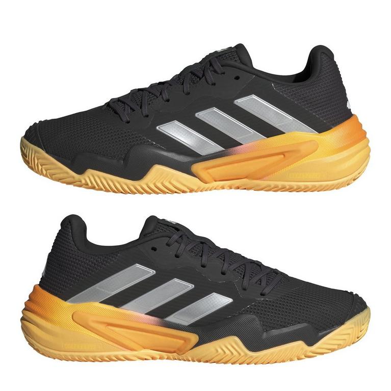 Blk/Metal/Spark - adidas - Barricade 13 Clay Tennis Shoes - 9