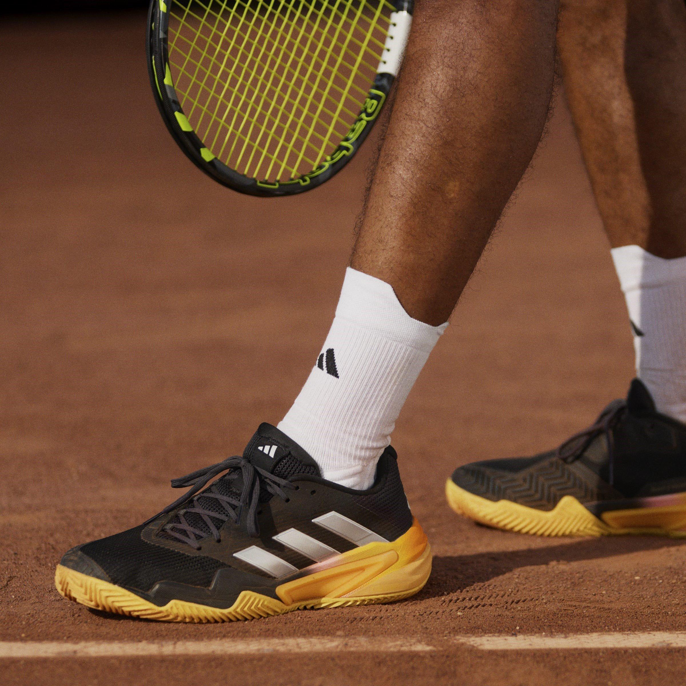 Blk/Metal/Spark - adidas - Barricade 13 Clay Tennis Shoes - 10