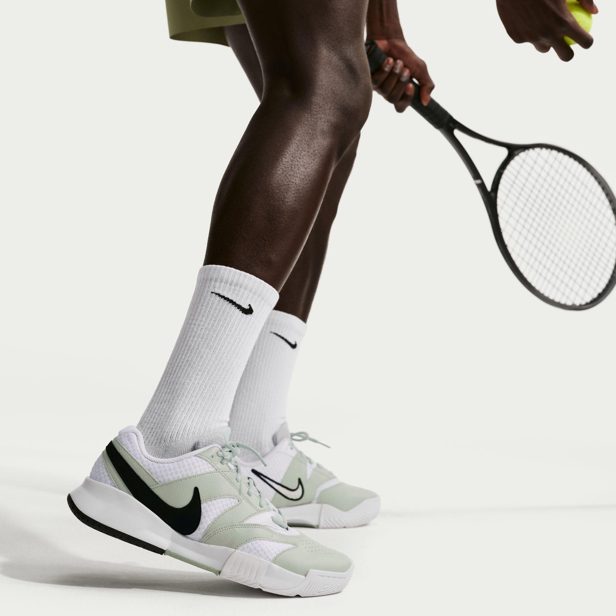 Blanco/Plata - Nike - Court Lite 4 Men's Tennis Shoes - 3