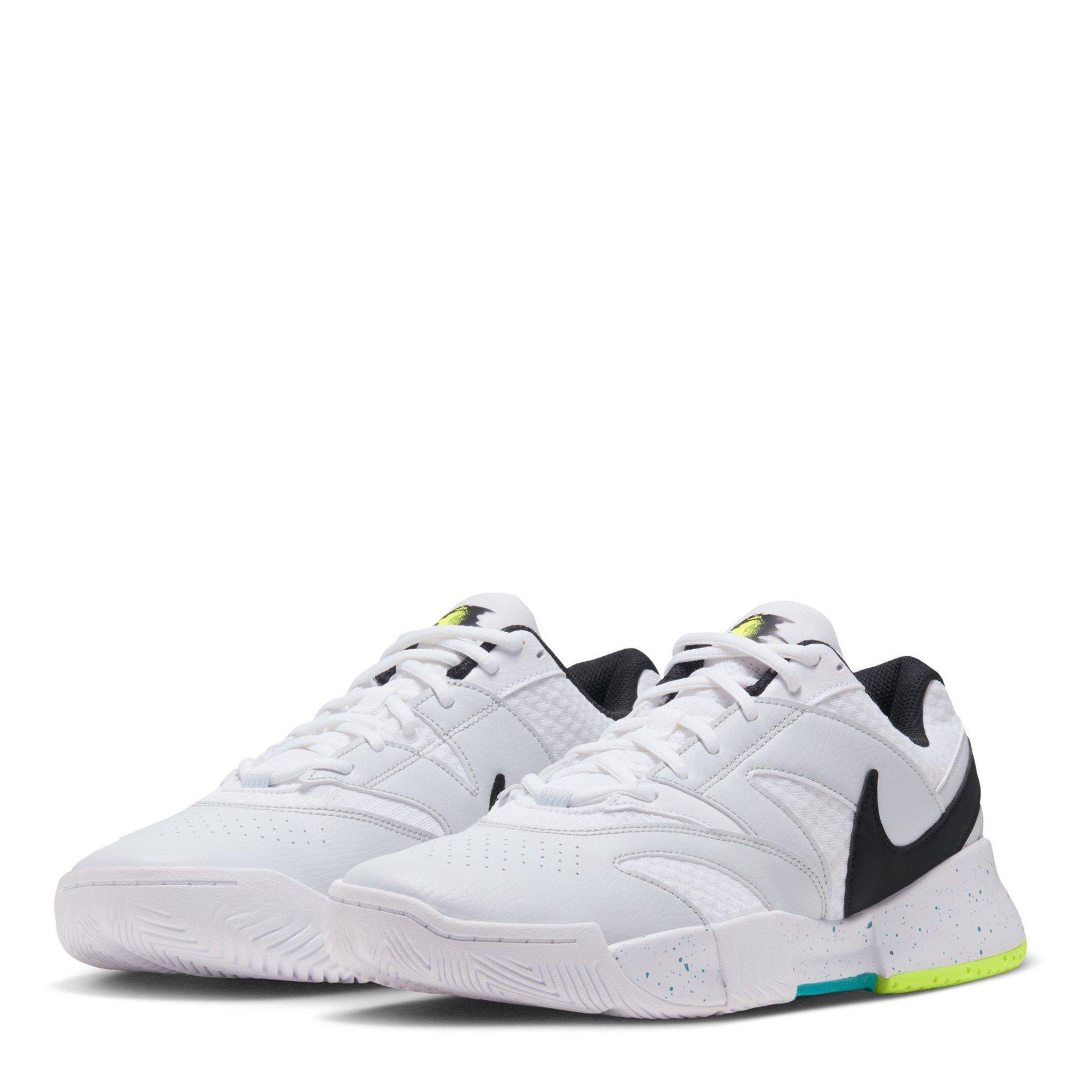 White/Blk-Volt - Nike - Court Lite 4 Men's Tennis Shoes - 4