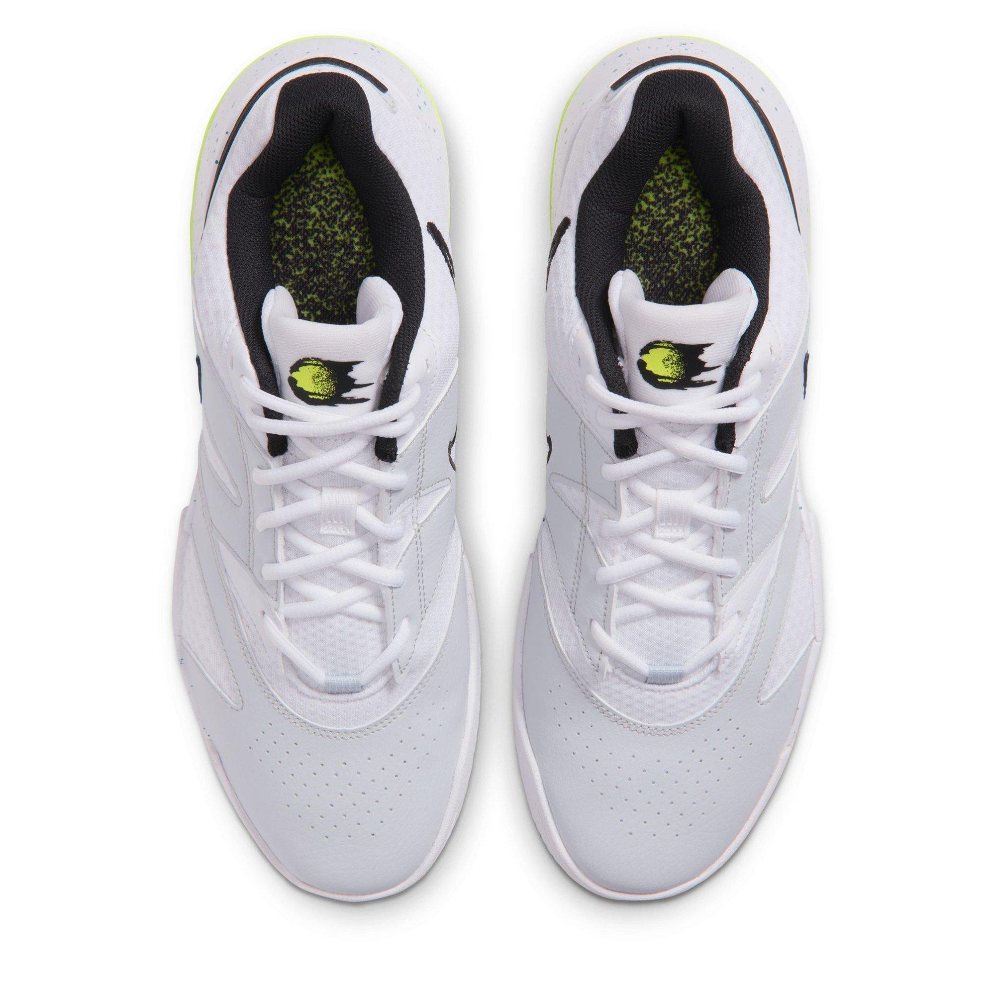 White/Blk-Volt - Nike - Court Lite 4 Men's Tennis Shoes - 6