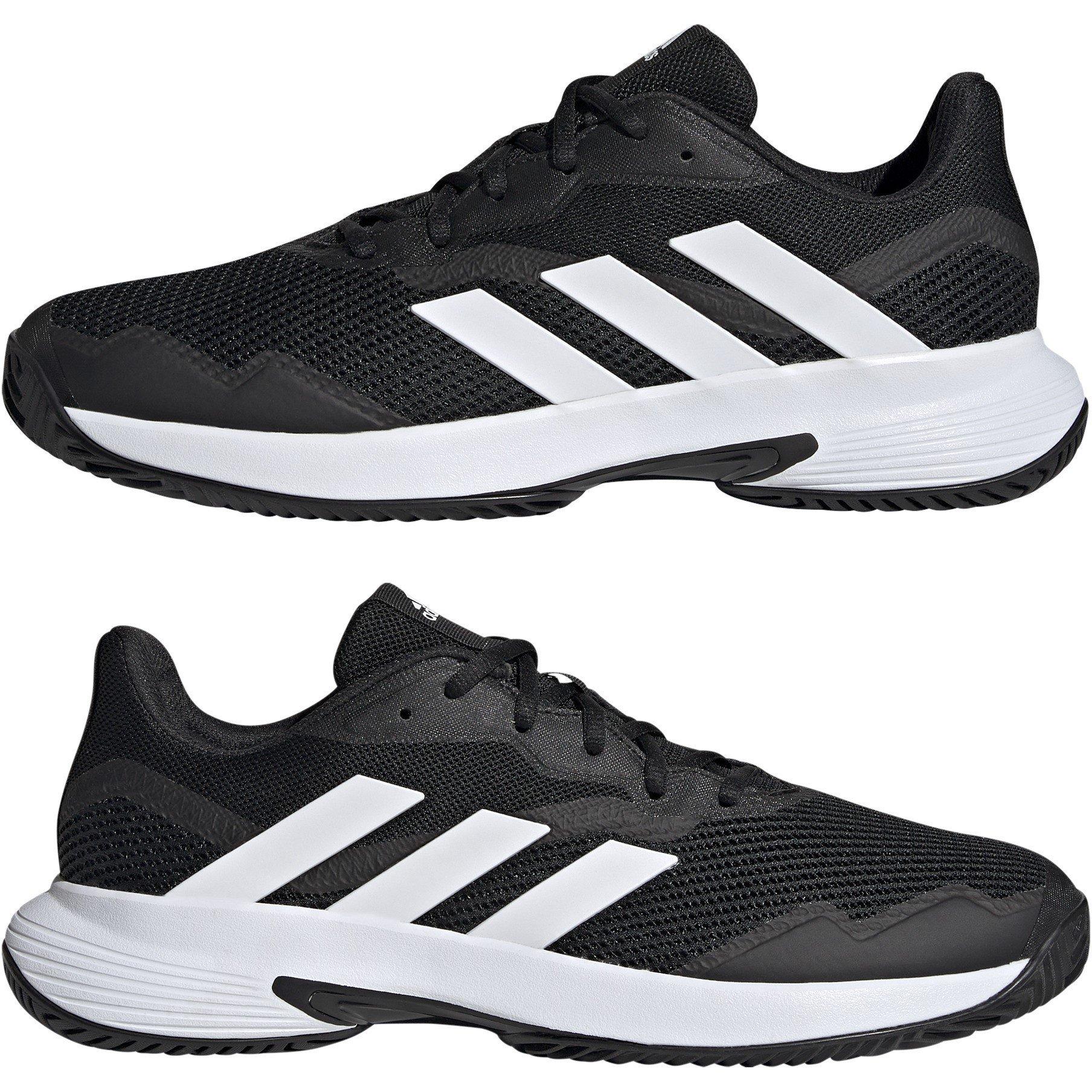 Cblack/Ftww - adidas - Court Jam Control Men's Tennis Shoes - 9