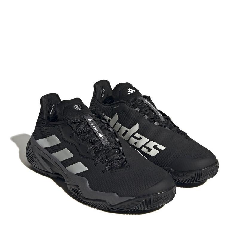 Black/White/G - adidas - Barricade Clay Men's Tennis Shoes - 3