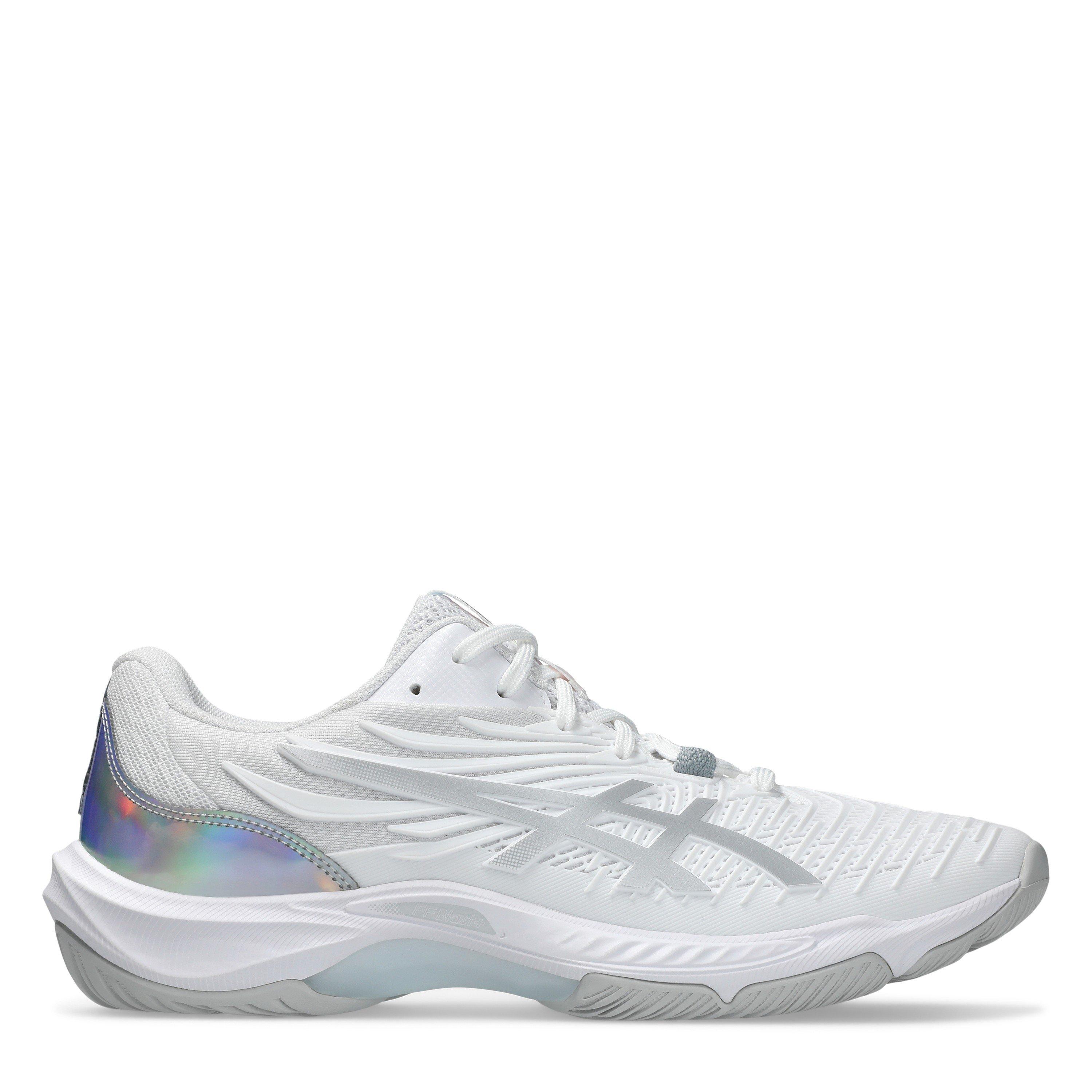 WHITE/SILVER - Asics - Court Control FF 3 Mens Badminton Shoes - 1