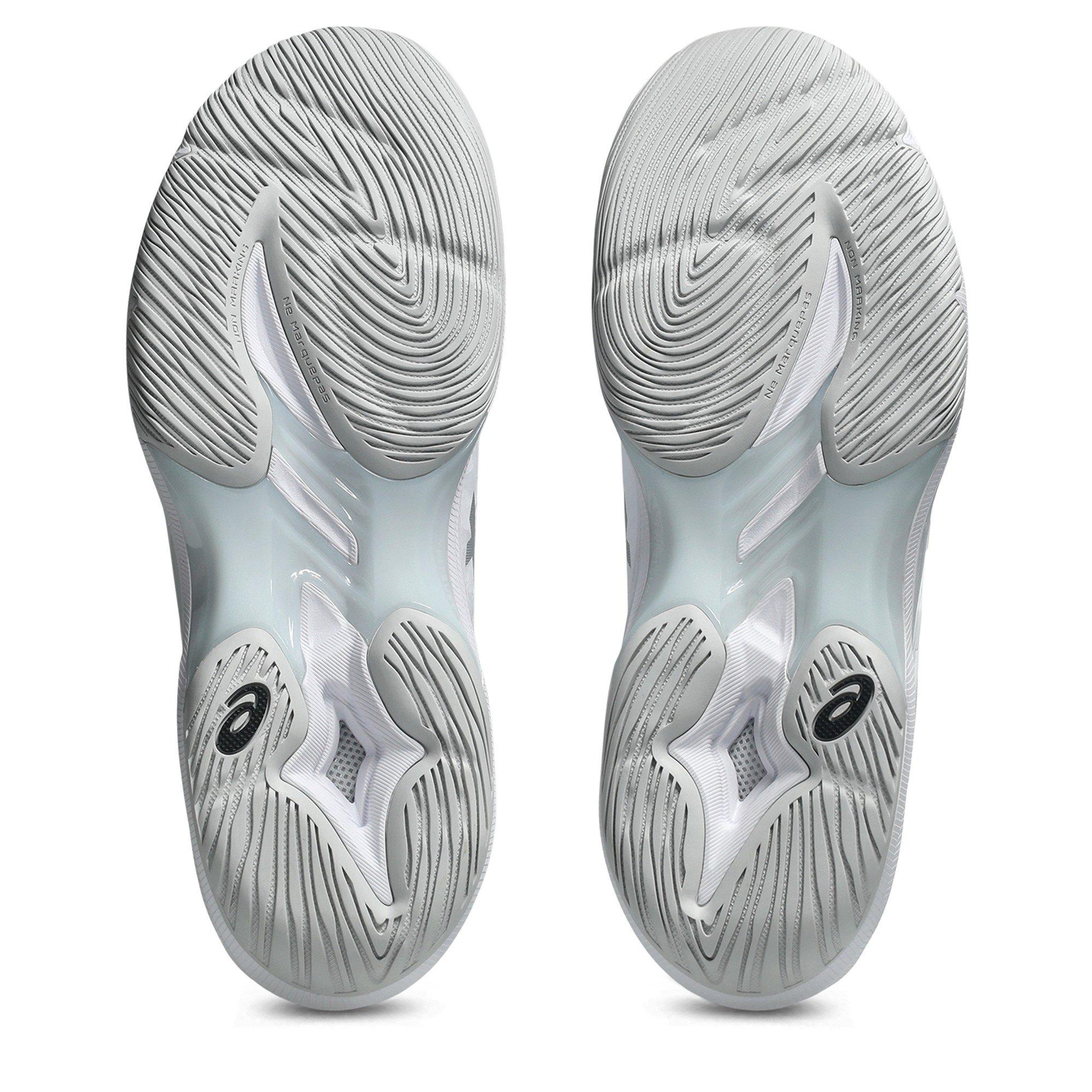 WHITE/SILVER - Asics - Court Control FF 3 Mens Badminton Shoes - 3