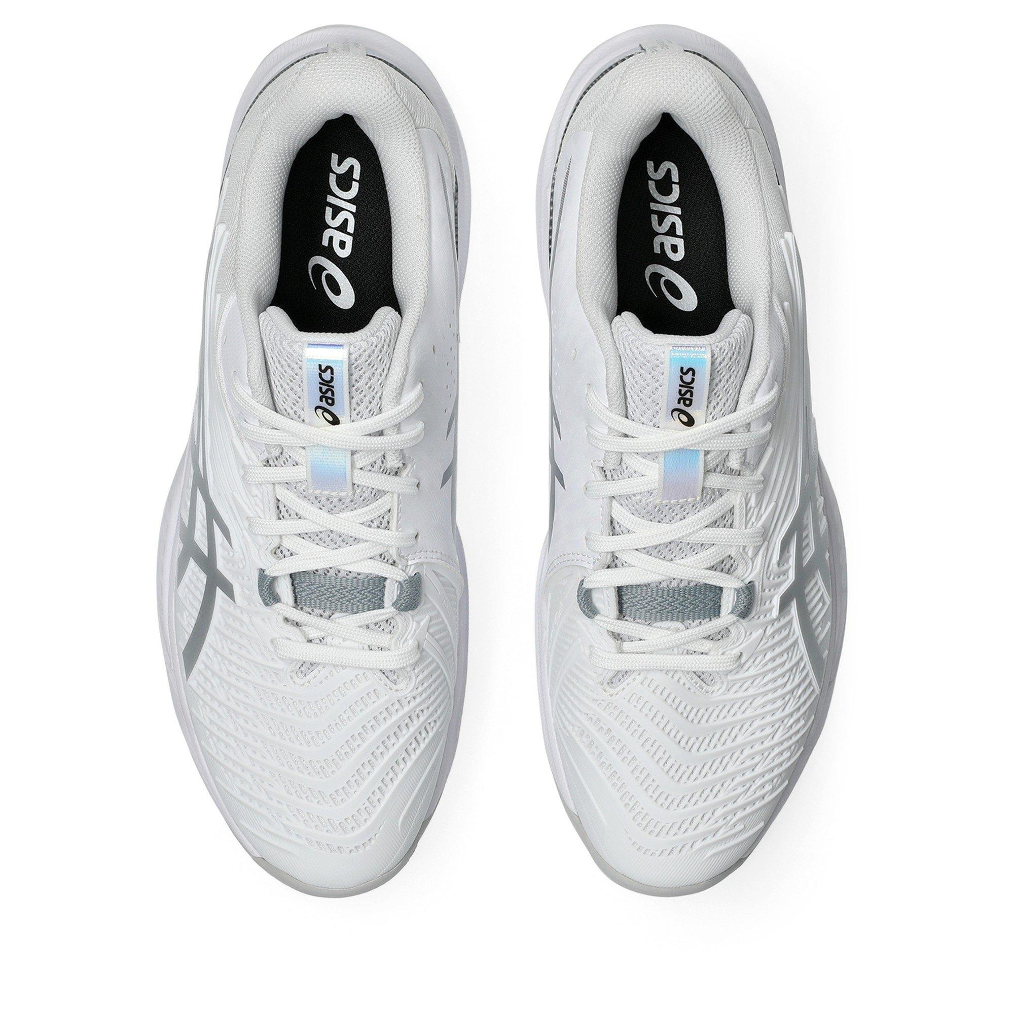 WHITE/SILVER - Asics - Court Control FF 3 Mens Badminton Shoes - 6