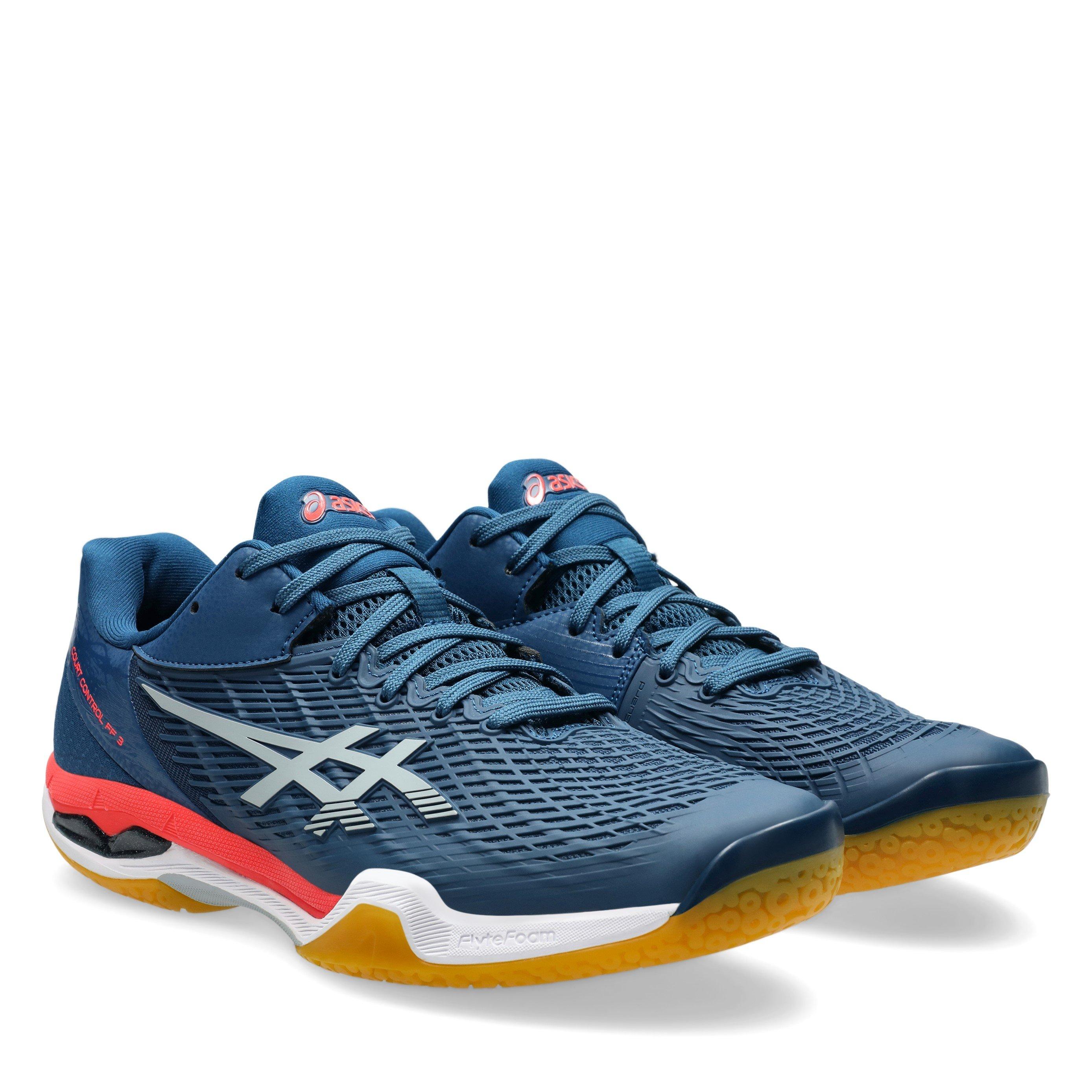 MAKO BLUE/PGREY - Asics - Court Control FF 3 Mens Badminton Shoes - 4