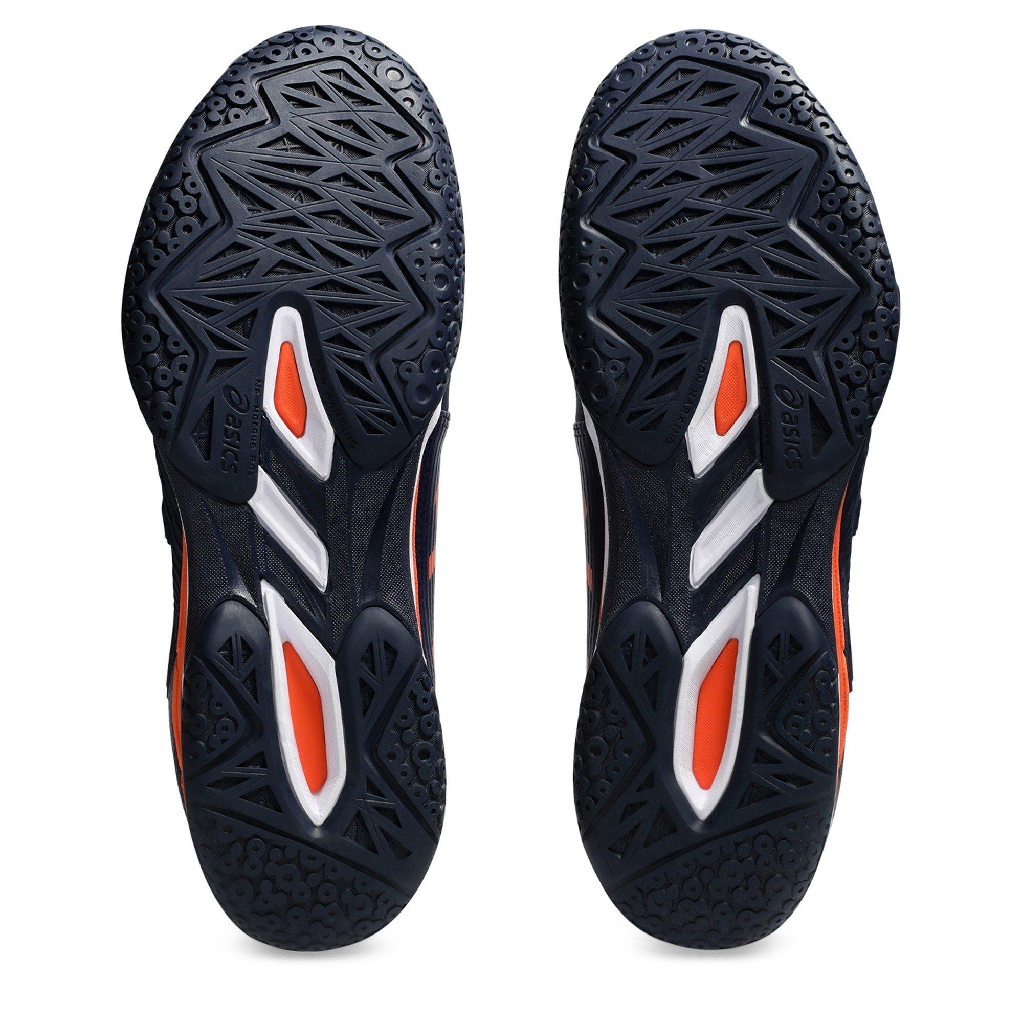 MIDNIGHT/ORANGE - Asics - Court Control FF 3 Mens Badminton Shoes - 3