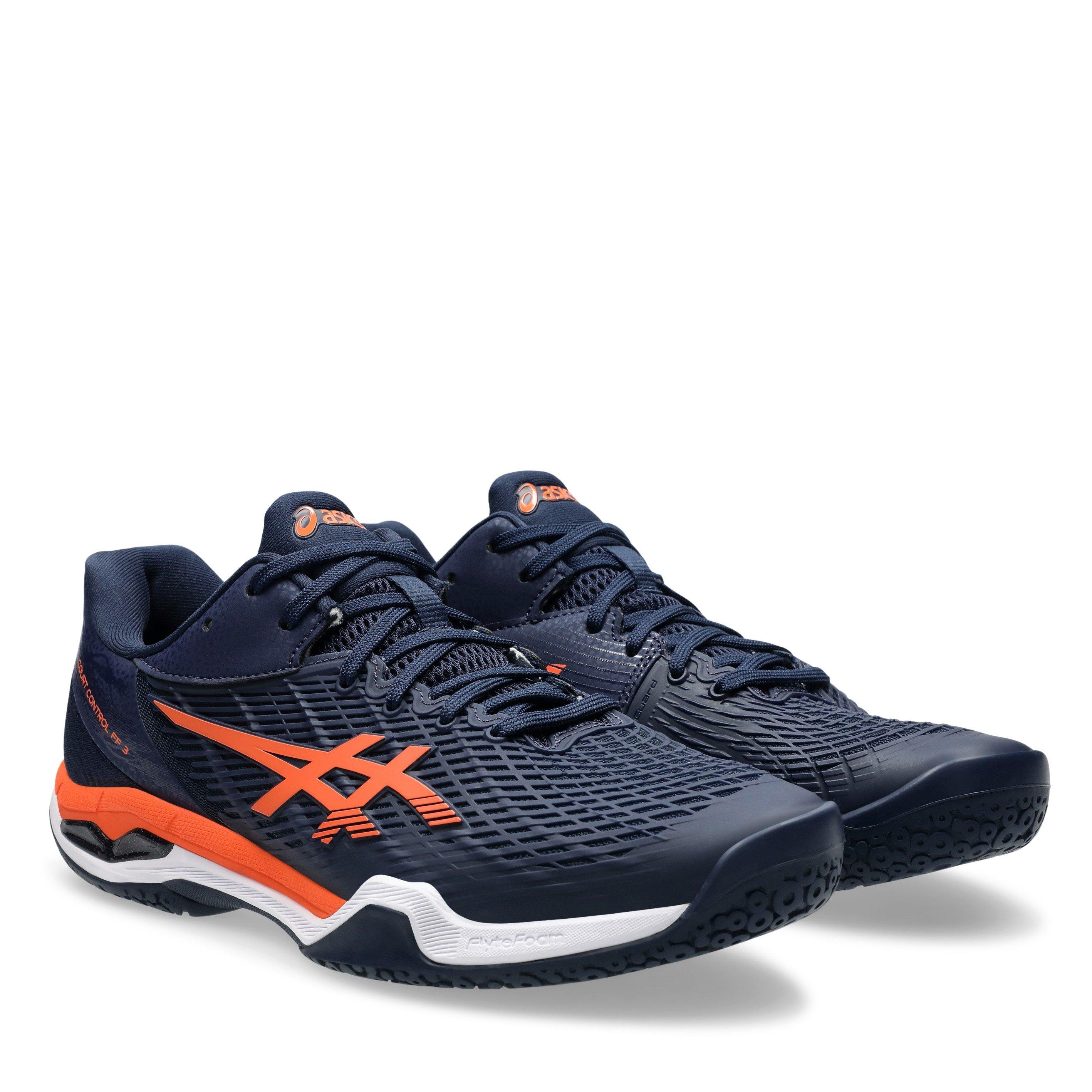 MIDNIGHT/ORANGE - Asics - Court Control FF 3 Mens Badminton Shoes - 4