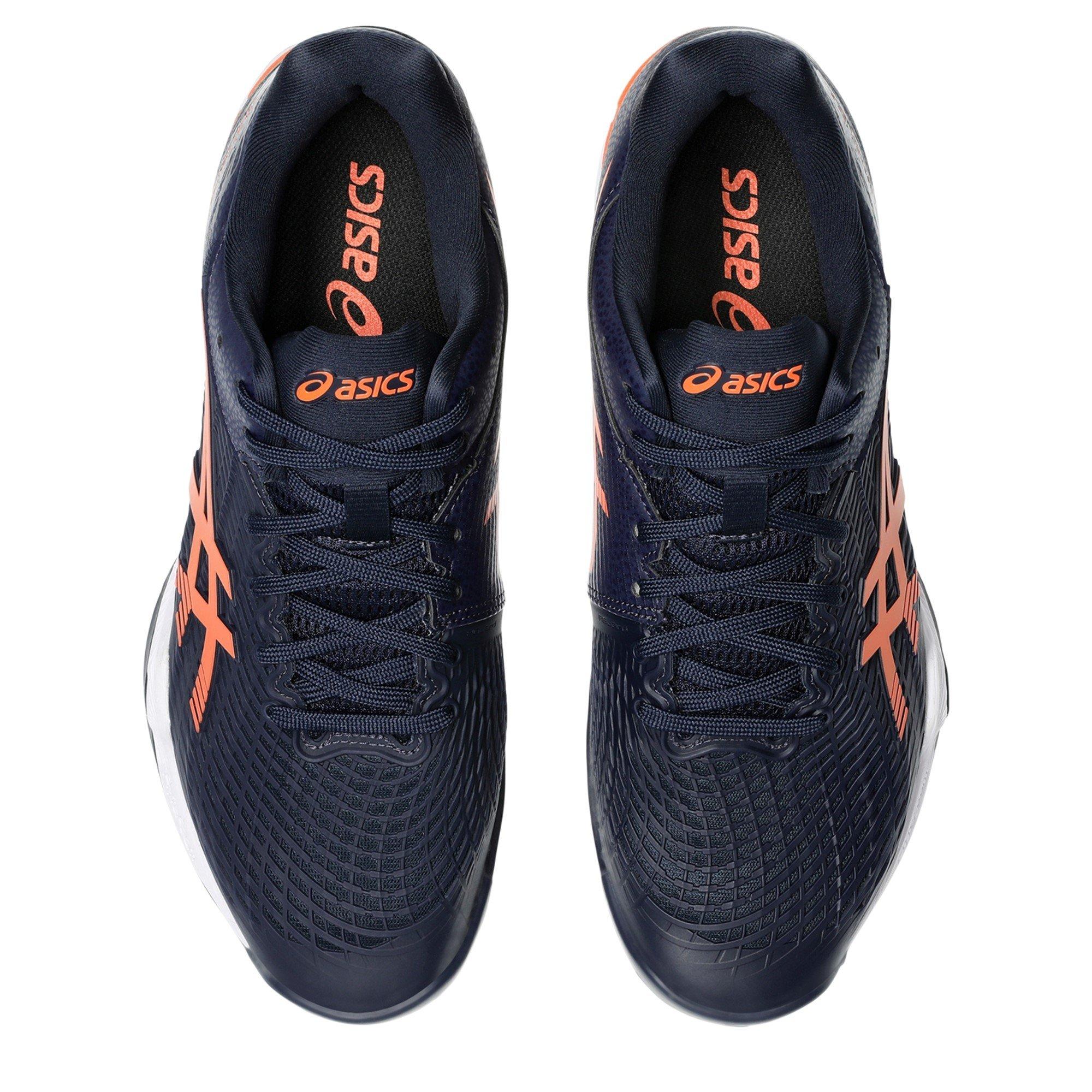 MIDNIGHT/ORANGE - Asics - Court Control FF 3 Mens Badminton Shoes - 6