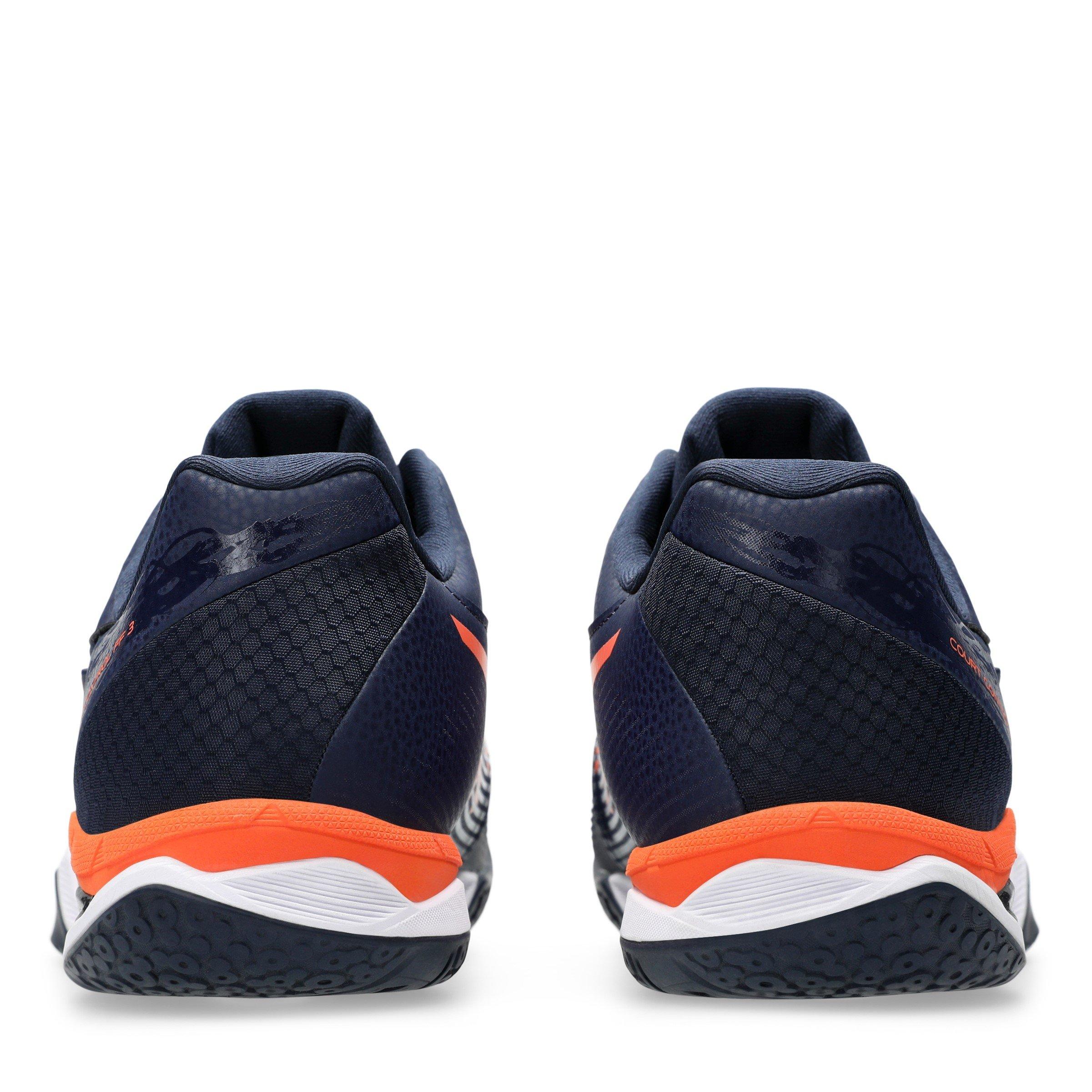 MIDNIGHT/ORANGE - Asics - Court Control FF 3 Mens Badminton Shoes - 7