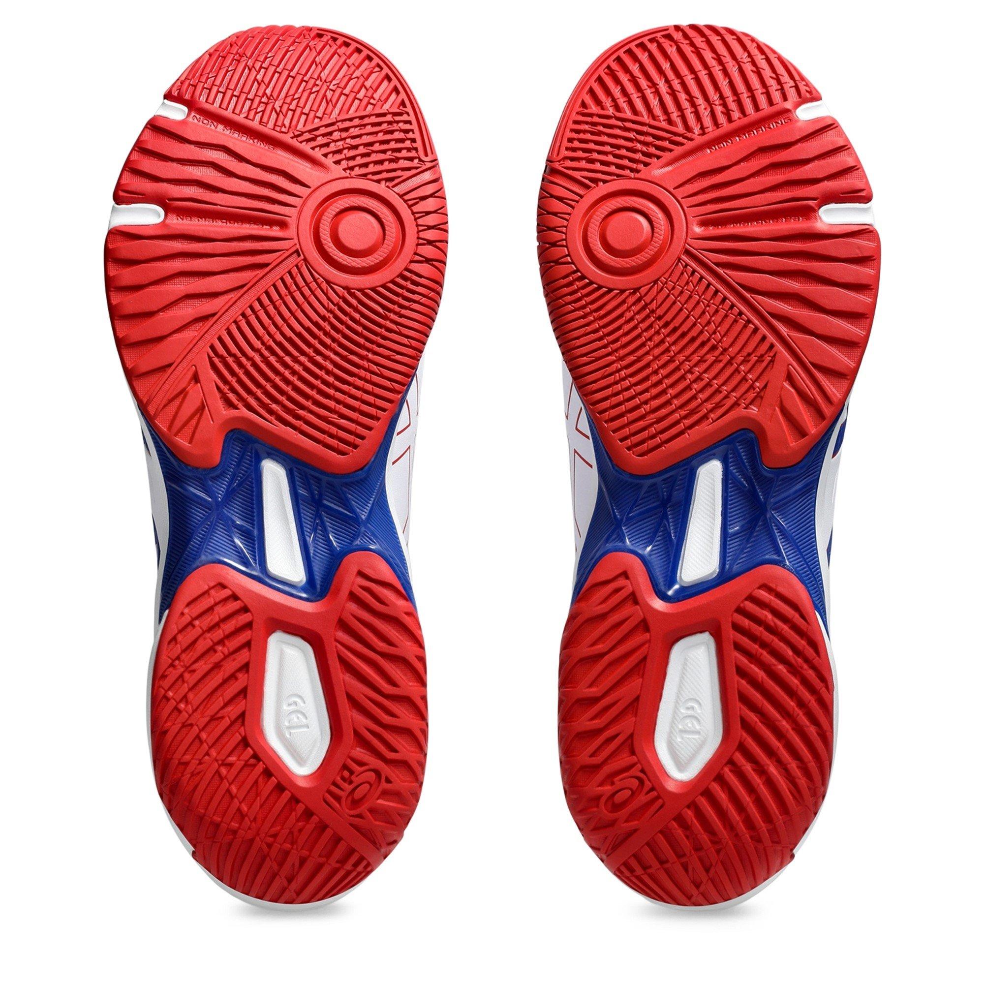 WHITE/ASICSBLUE - Asics - Gel Rocket 11  Mens Badminton Shoes - 3