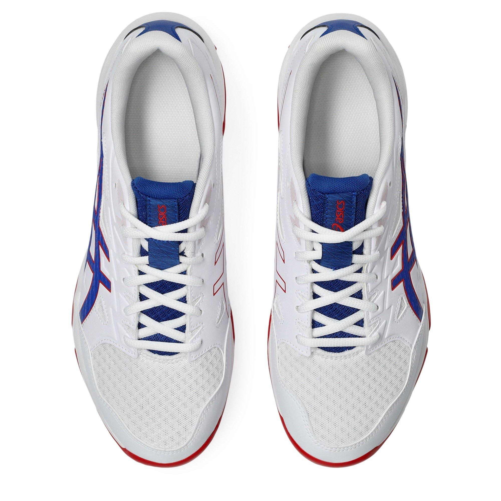 WHITE/ASICSBLUE - Asics - Gel Rocket 11  Mens Badminton Shoes - 6