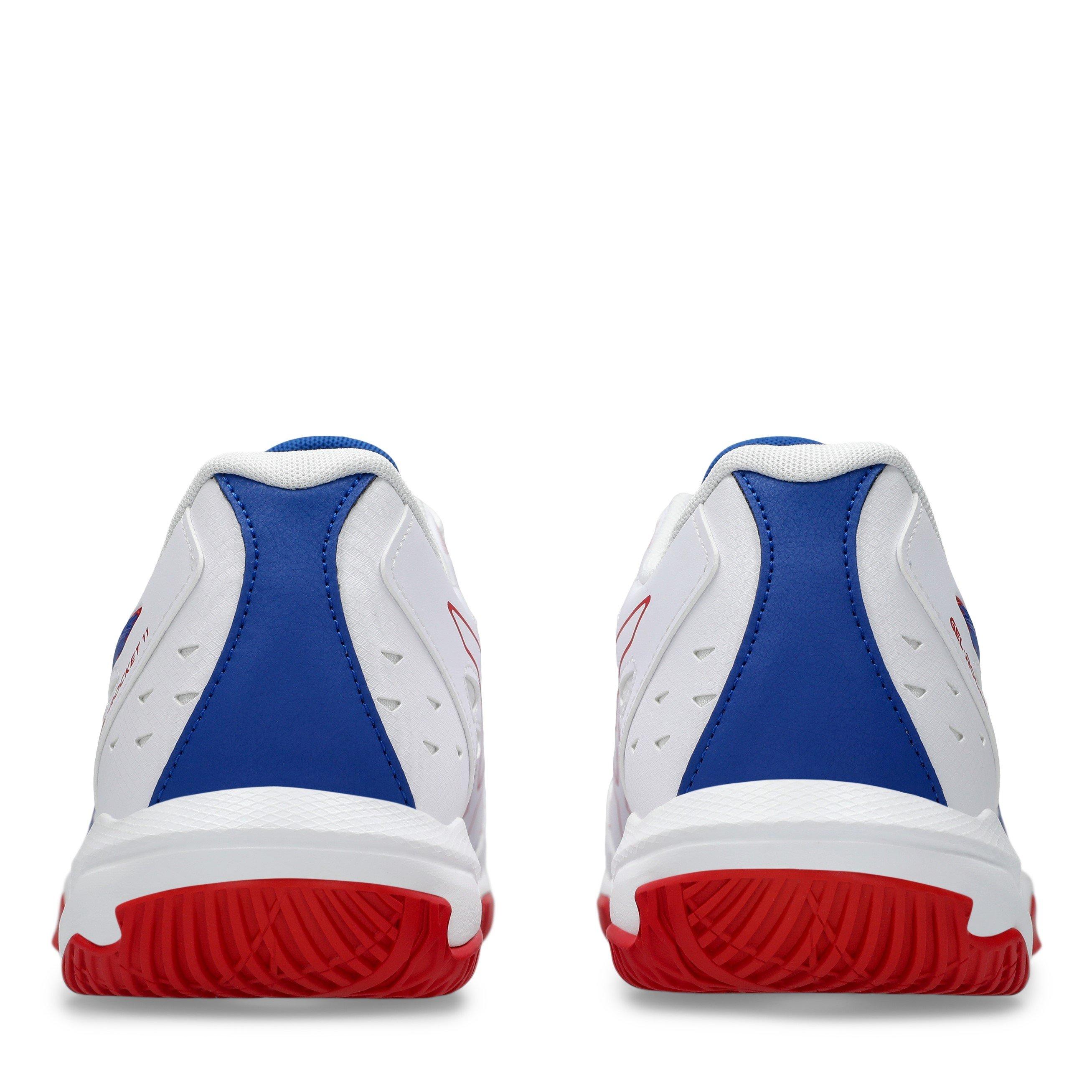 WHITE/ASICSBLUE - Asics - Gel Rocket 11  Mens Badminton Shoes - 7
