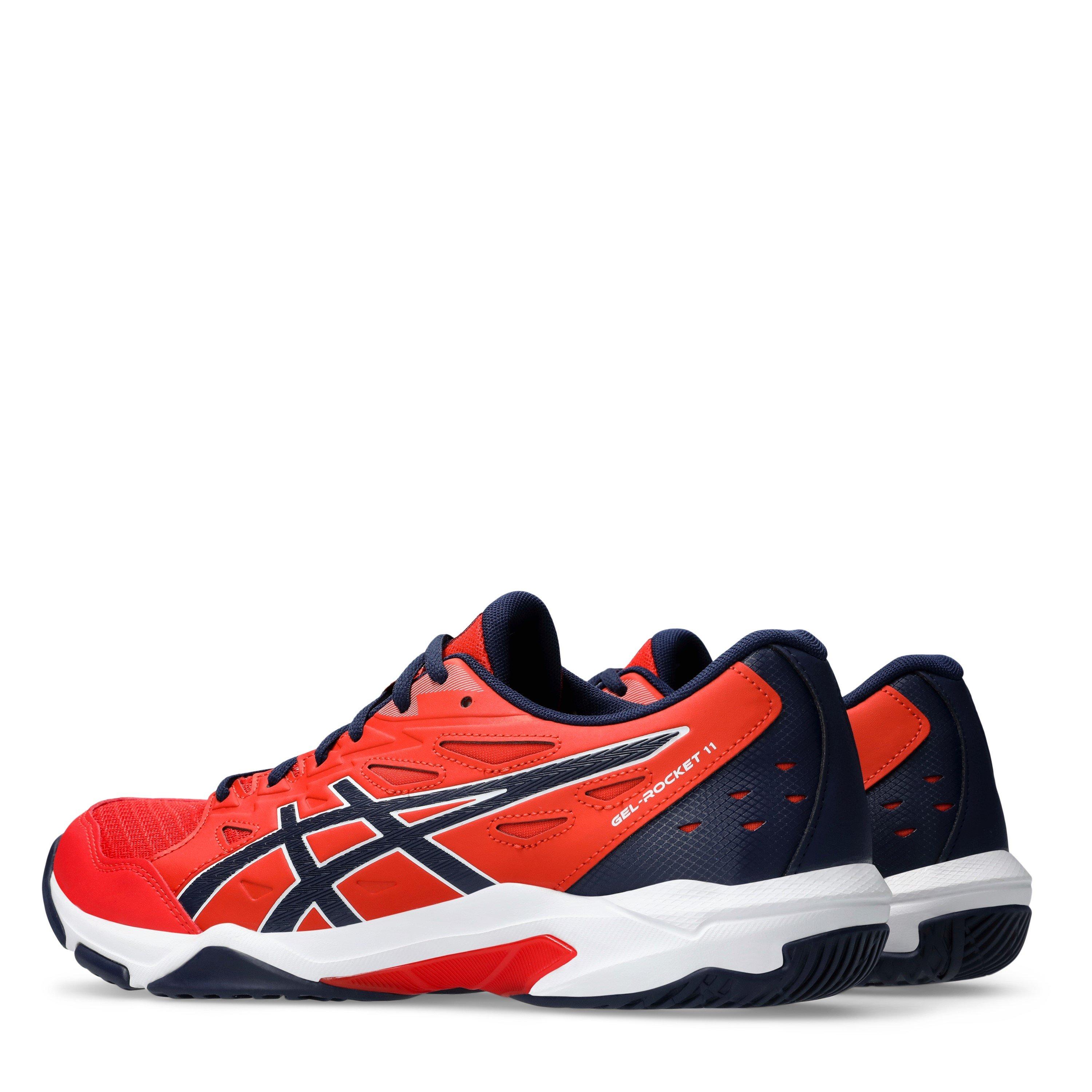FIERYRED/PEACOA - Asics - asics Gel-Rocket 11 Mens Badminton Shoes - 5