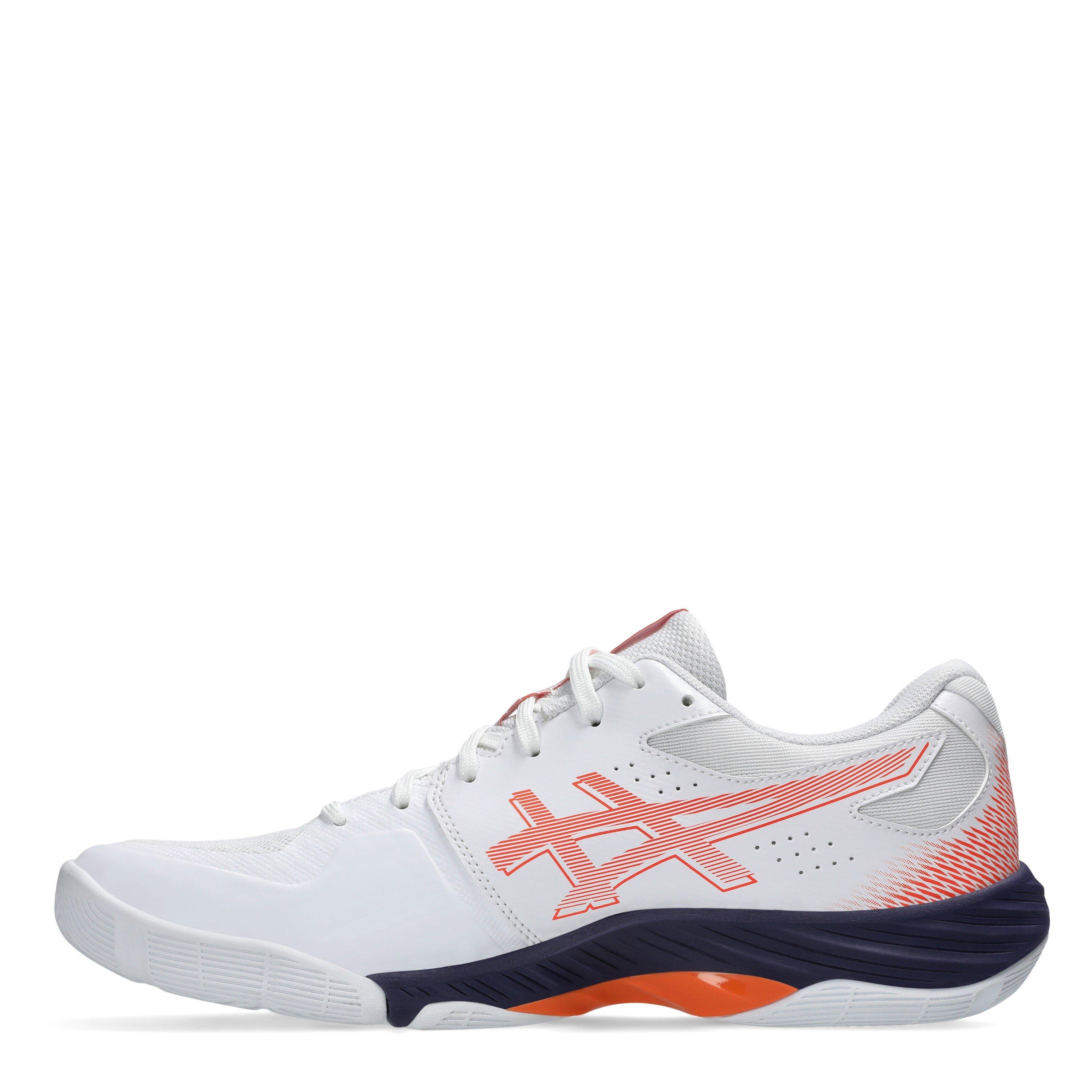 WHITE/ORANGE - Asics - Blade FF Mens Badminton Shoes - 2