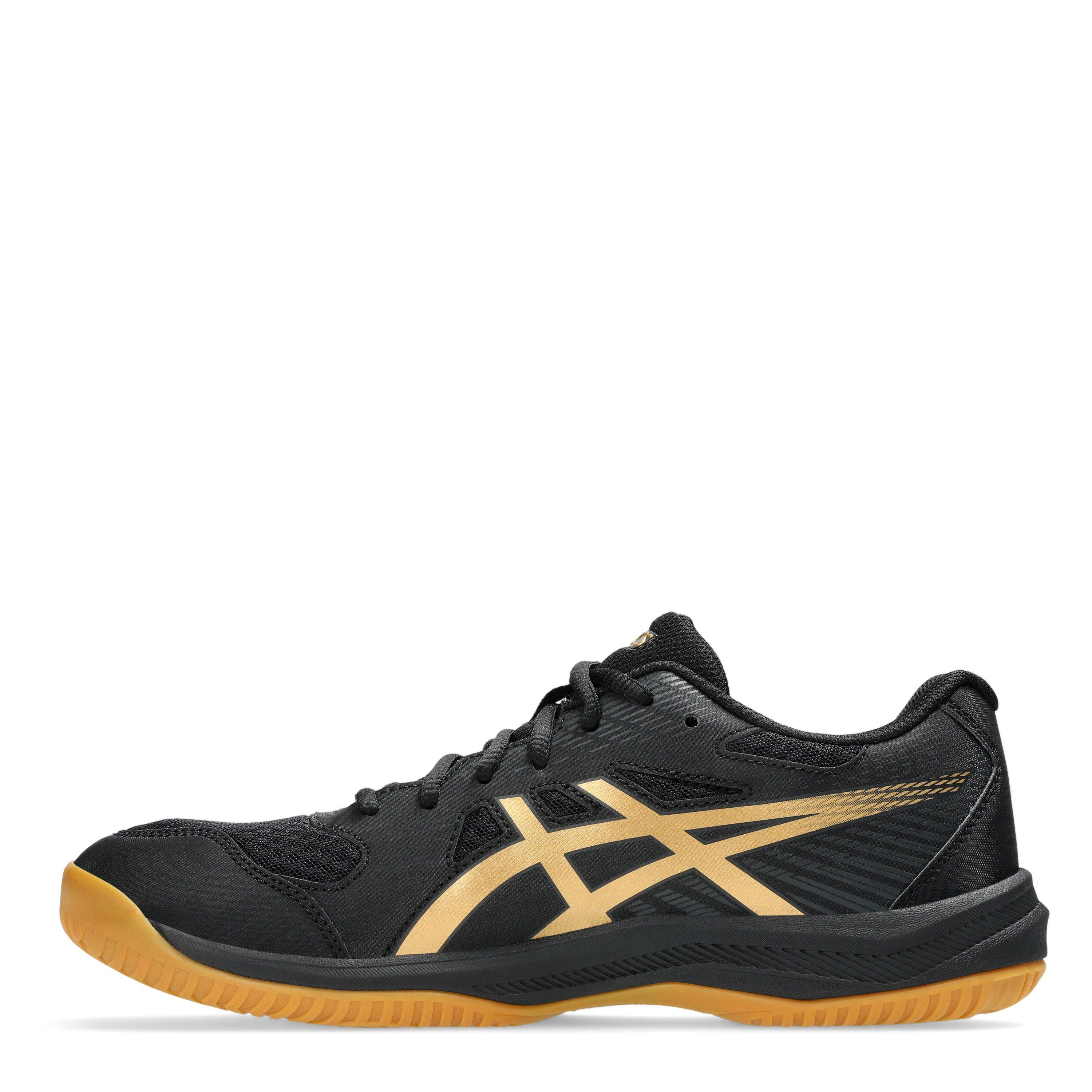 BLACK/PURE GOLD - Asics - Upcourt 6 Mens Badminton Shoes - 2