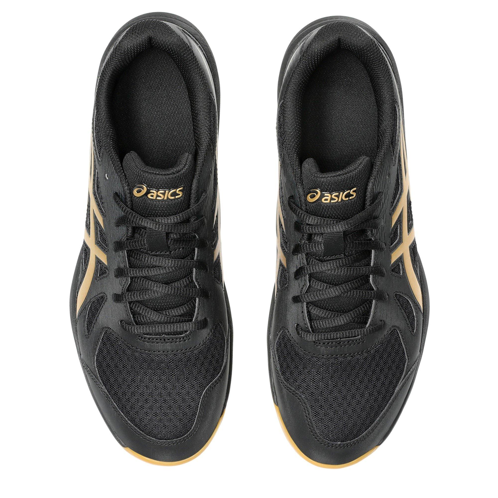 BLACK/PURE GOLD - Asics - Upcourt 6 Mens Badminton Shoes - 6