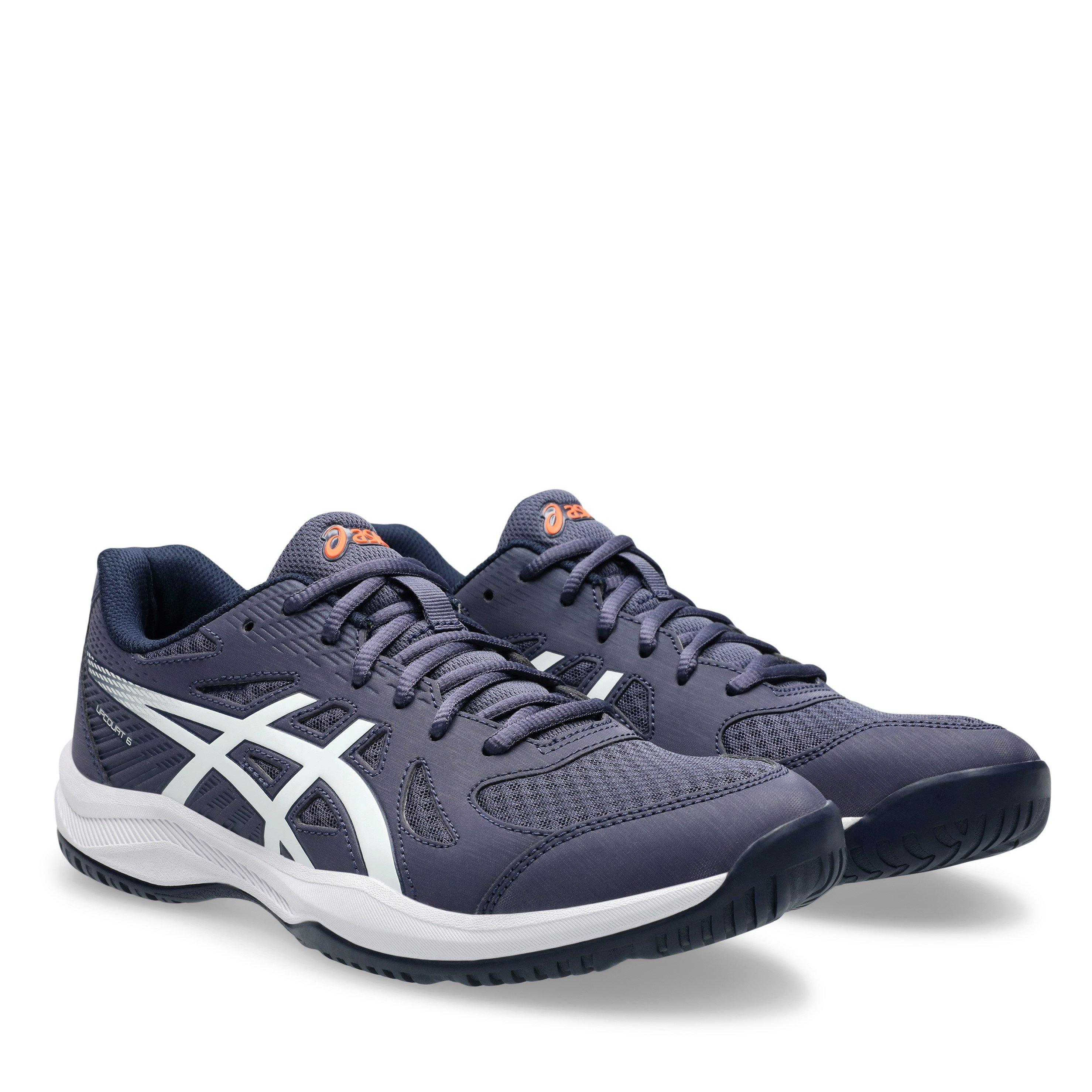 INDIGOFOG/WHITE - Asics - Upcourt 6 Mens Badminton Shoes - 4